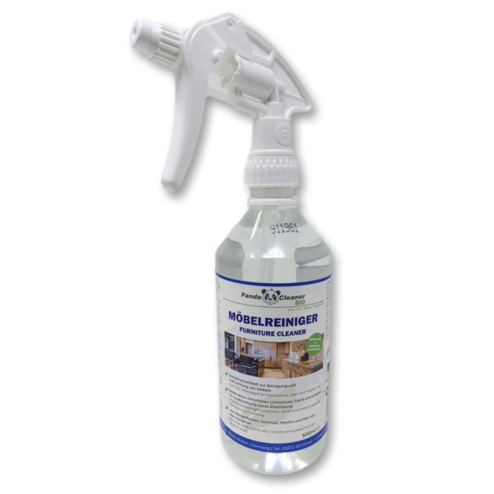 Pflege Reiniger & Sprühkopf - 1 x + (Set, Möbel PandaCleaner Antistatik-Spray Reinigung Möbel [2-St. - 500ml) Möbelreiniger Reiniger