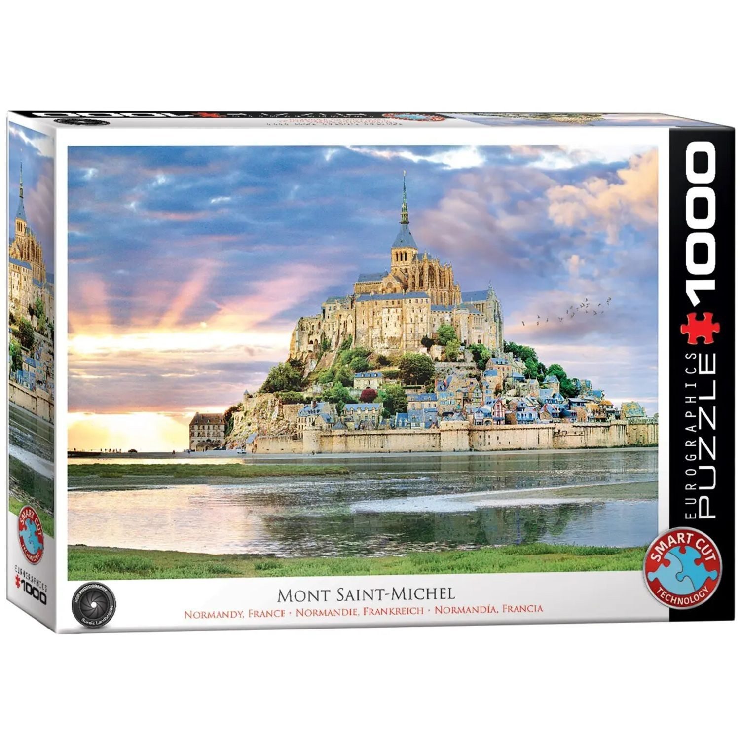 EUROGRAPHICS Puzzle Mont Saint Michel;Frankreich, 1000 Puzzleteile