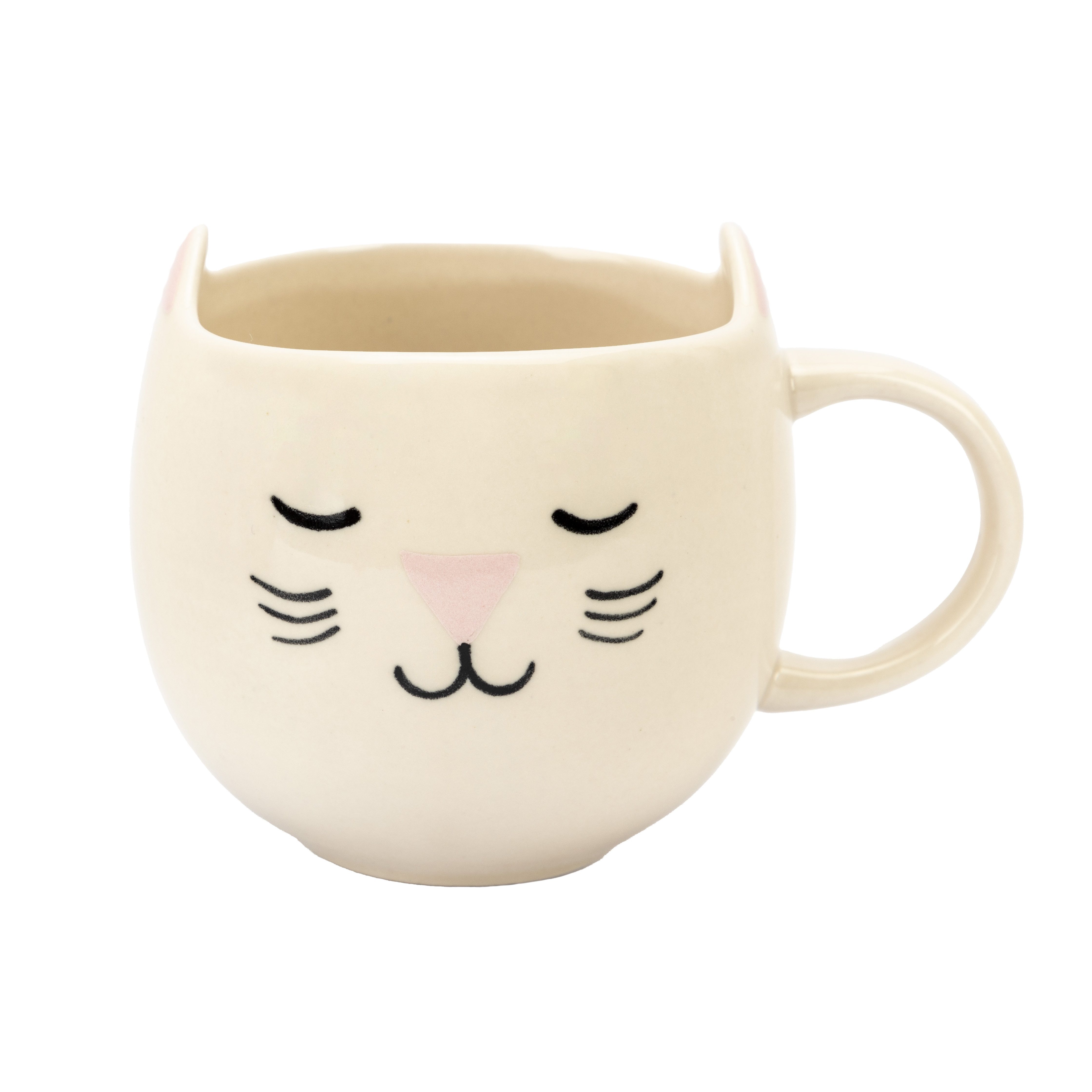 El Puente Tasse Große Tasse "Katze", Handmade, Keramik, Handmade