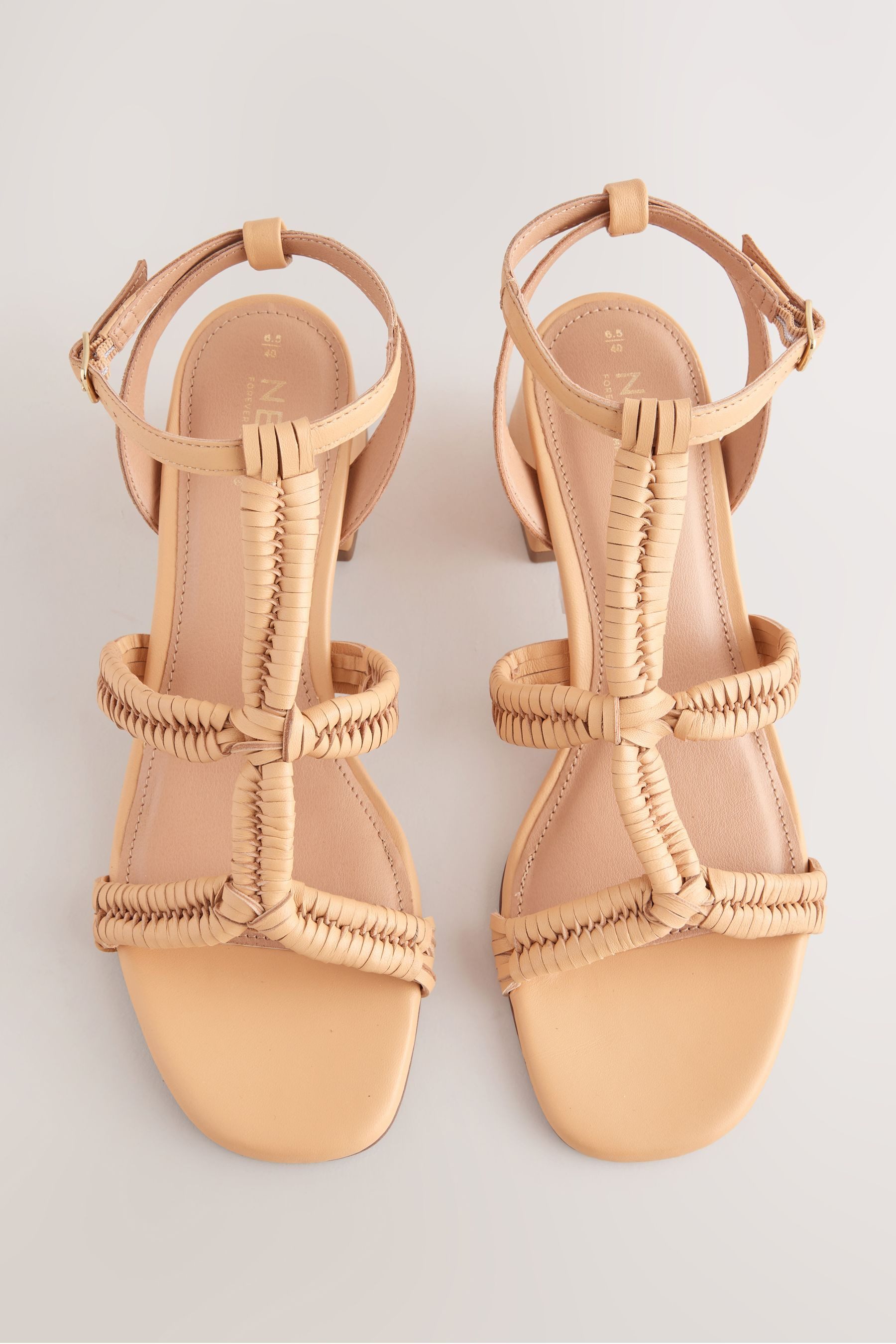 Next Forever Comfort® Ledersandalen mit Blockabsatz Sandale – Bild 5 von 5