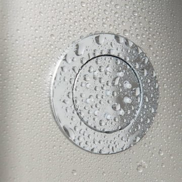 Schütte Duschsystem Duschpaneel SANSIBAR Edelstahl-Optik, Höhe 46 cm