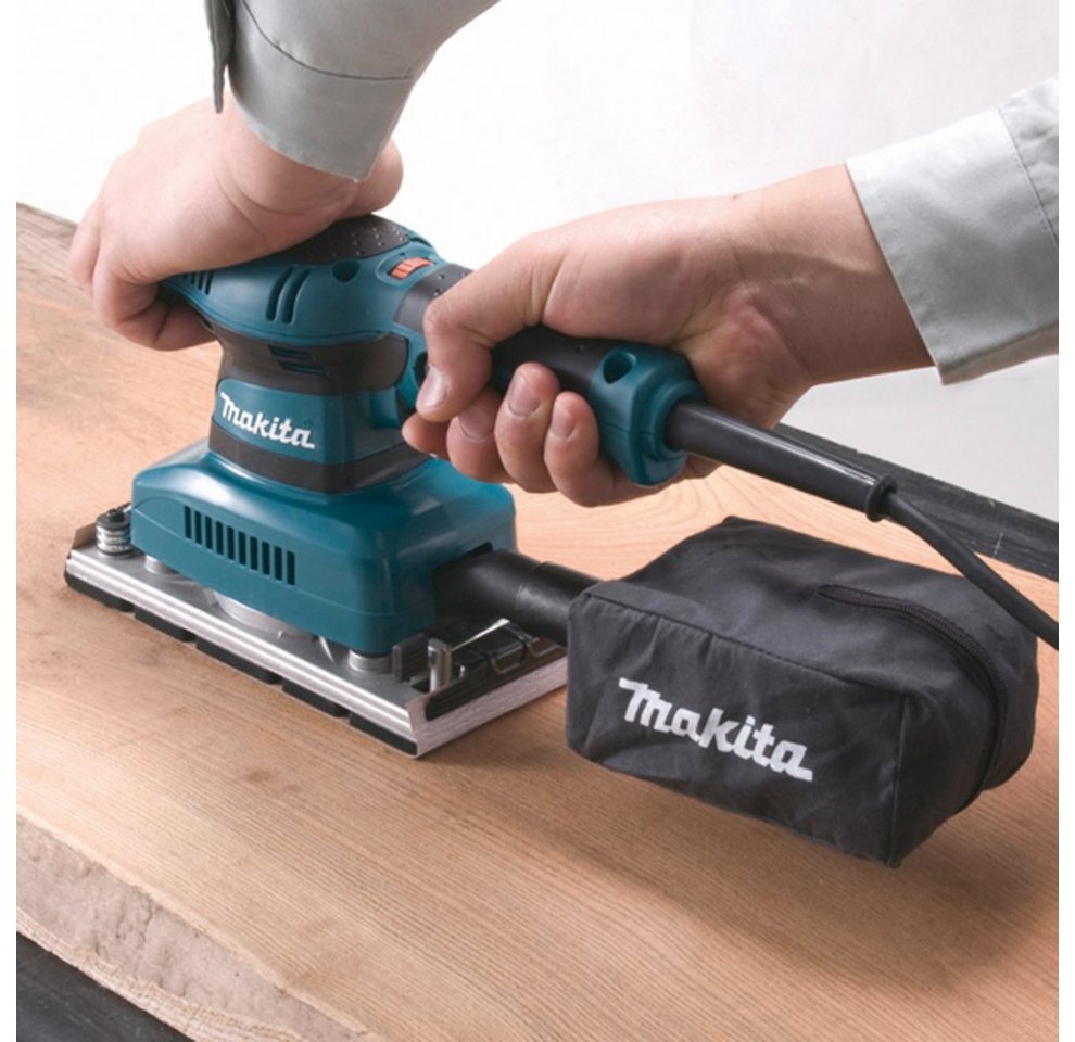 Thumbnail - Makita Schwingschleifer BO3711J, inkl. Staubbox mit Mikrofilter, inkl. Aufbewahrungskoffer