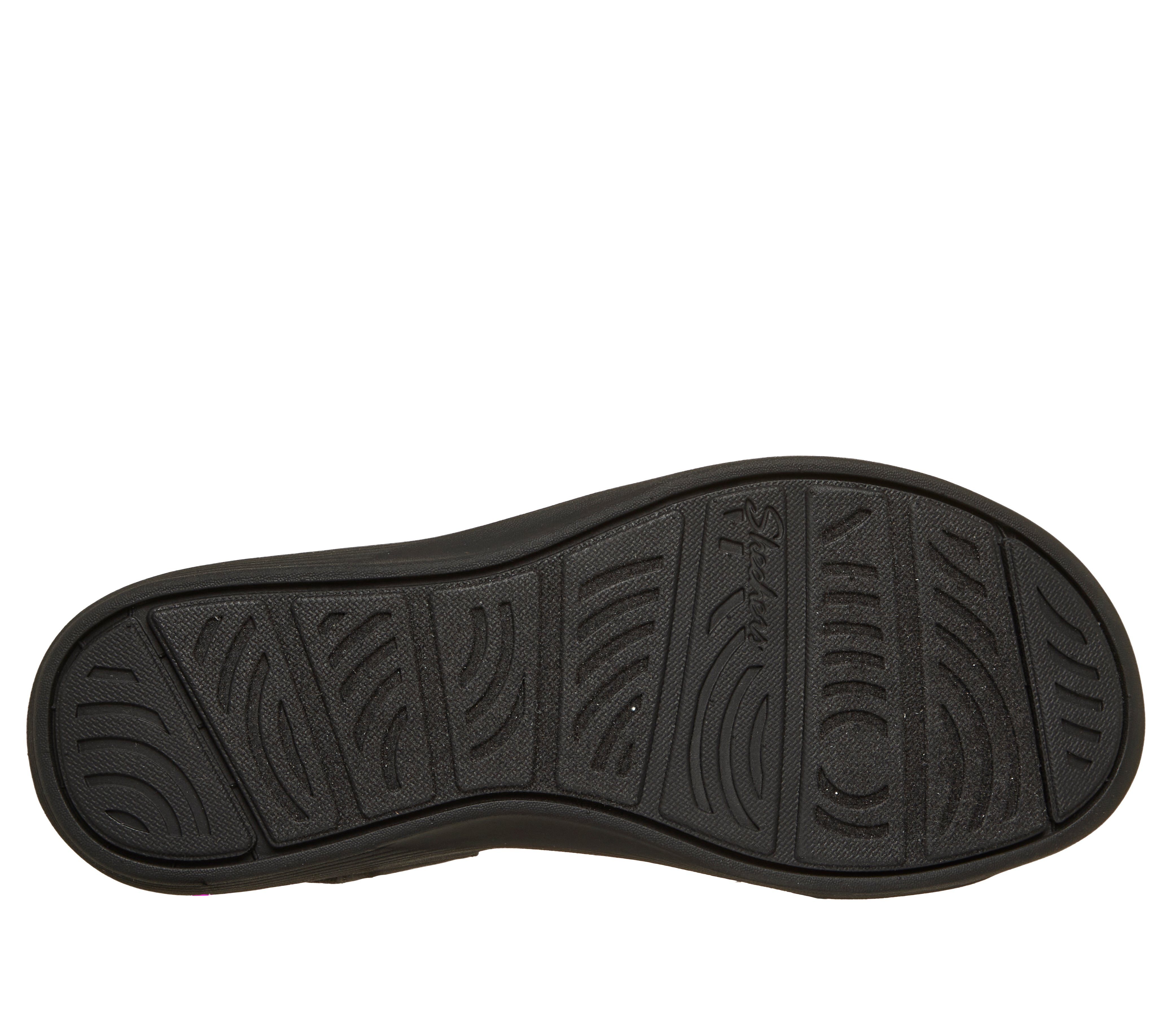 Skechers ARYA Sandale Sommerschuh, Keilsandalette mit komfortablem Luxe Foam