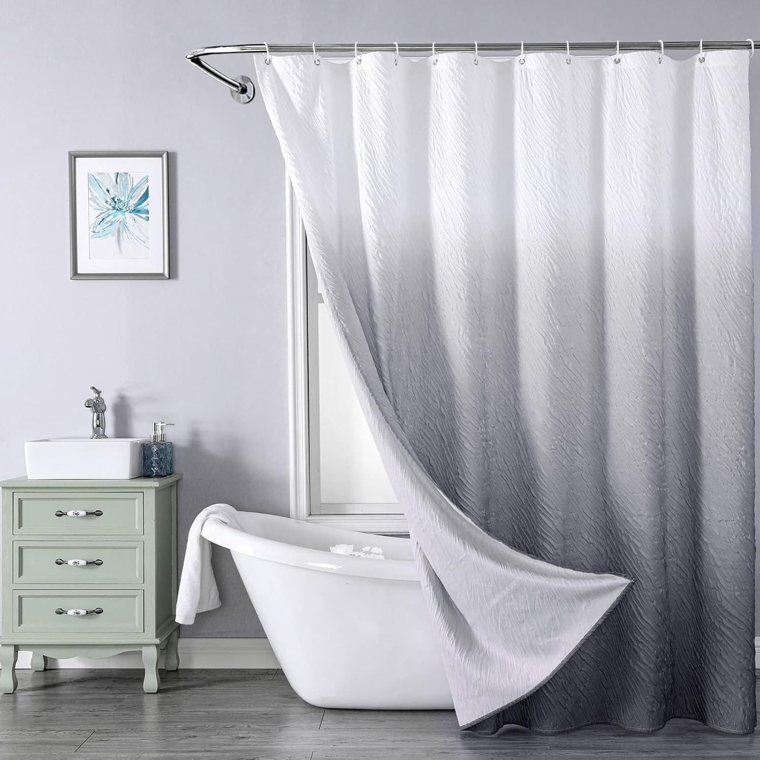 BYSURE Duschvorhang Breite 180 cm (1-tlg), günstig online kaufen