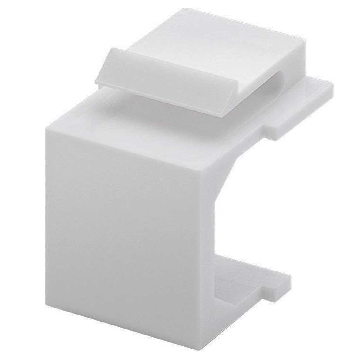 Goobay Netzwerkstecker Keystone Abdeckung (4-er Pack), Weiß