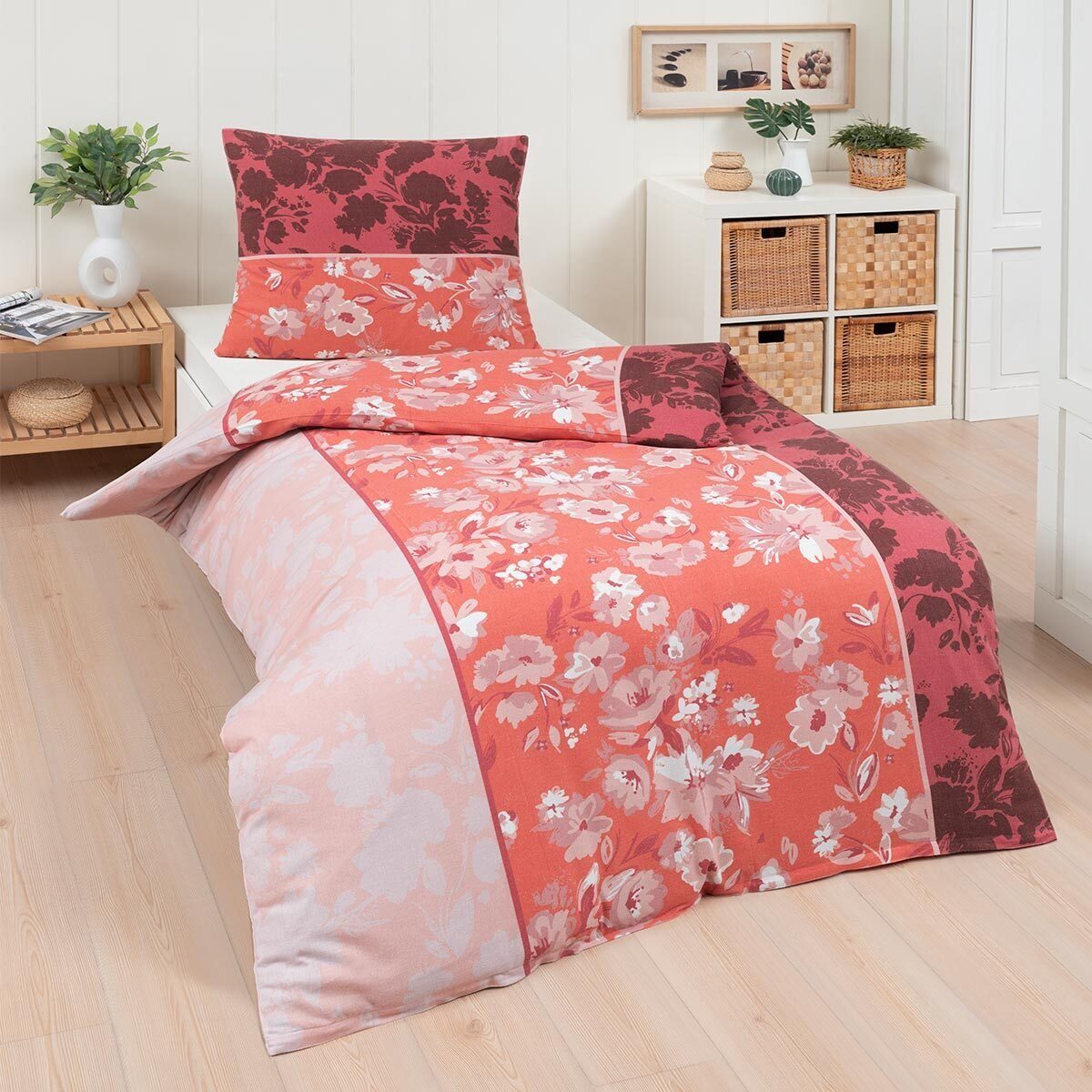 TRAUMSCHLAF Bettwäsche Florence, Flanell, 3 teilig, günstig online kaufen