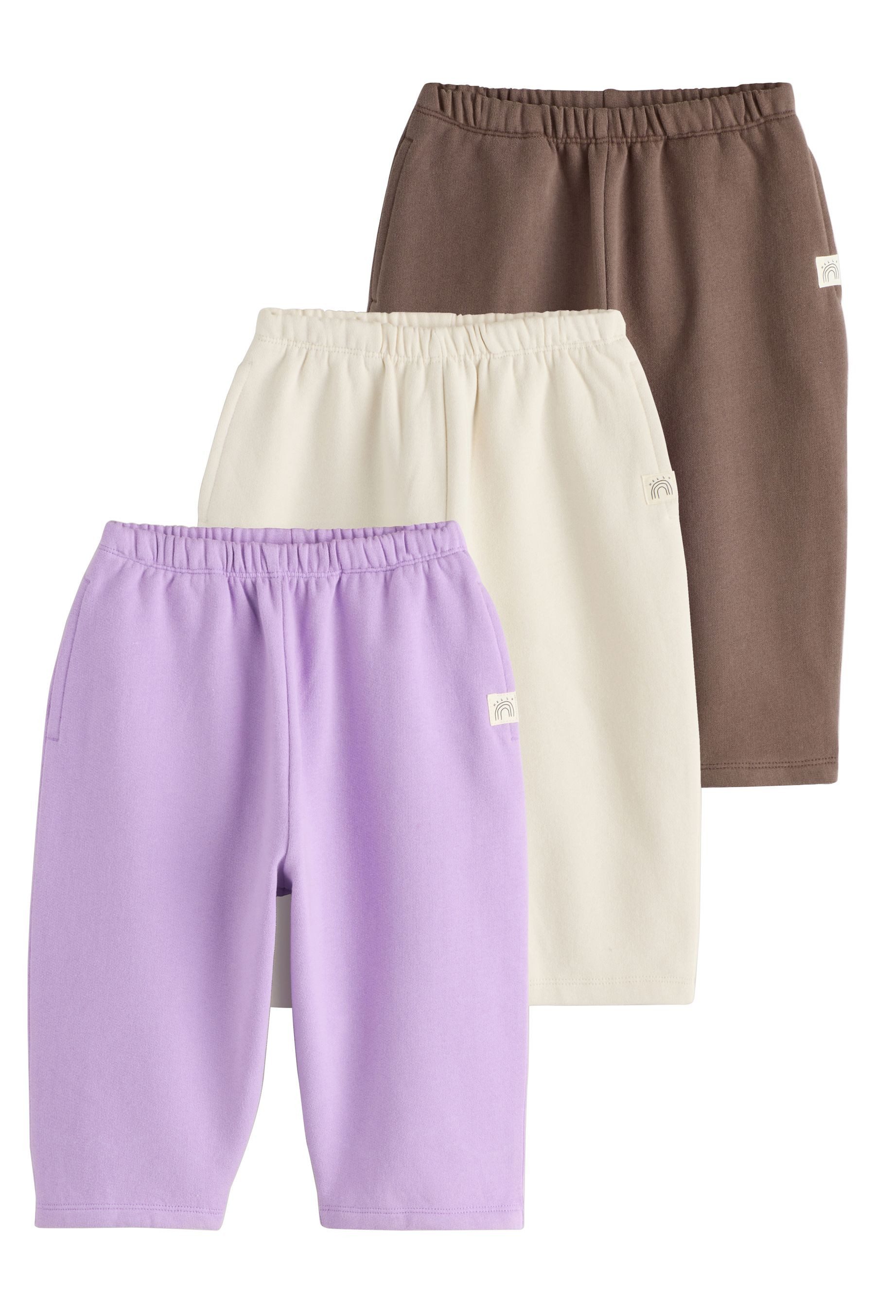 Next Jogginghose Barrel Leg Jogginghosen, 3er-Pack (3-tlg)