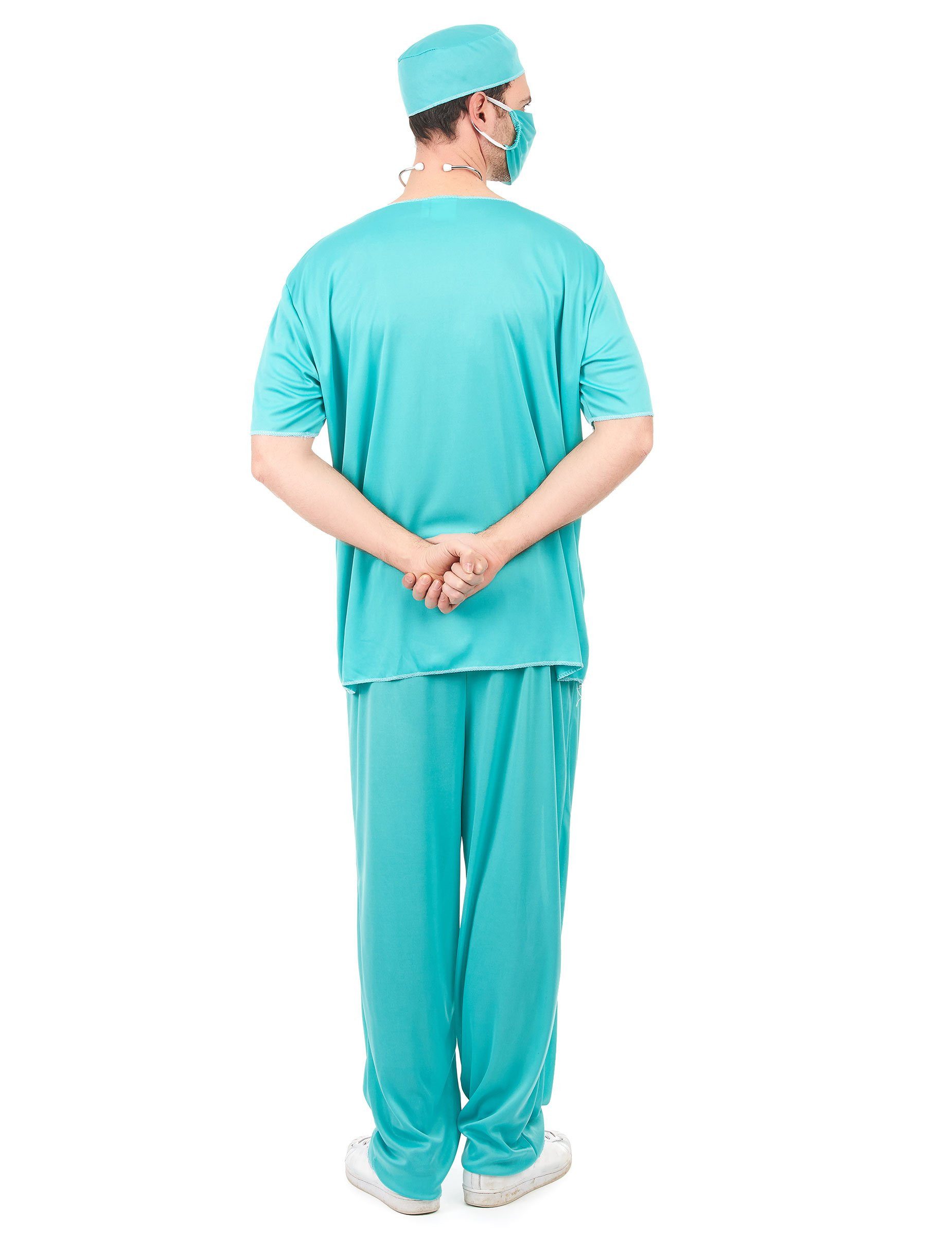 Kostüm Arztkostüm Doktor-Kostüm türkis