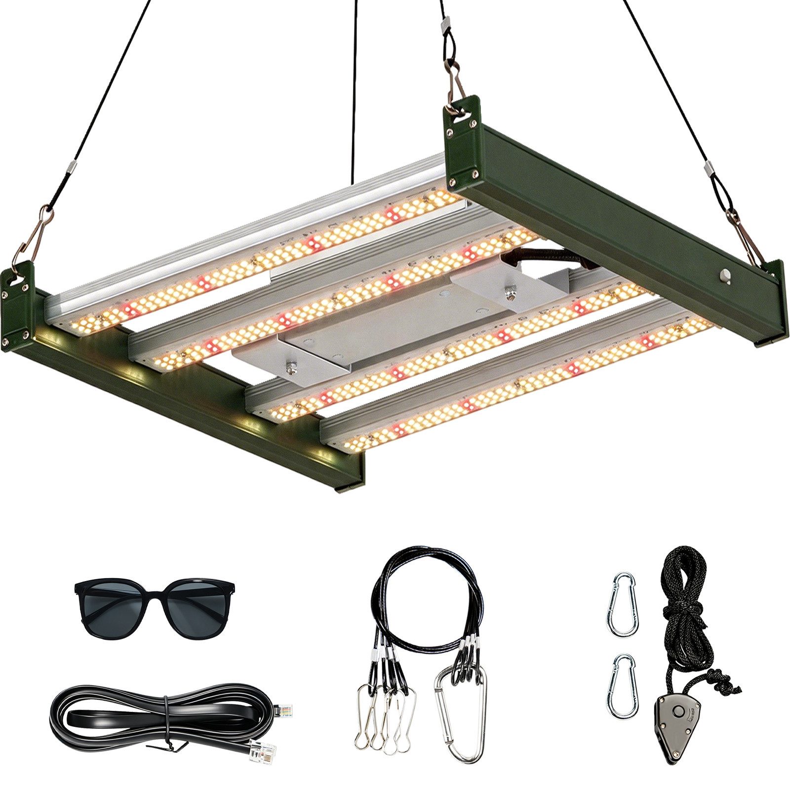 CannoBox Pflanzenlampe Pflanzenlampe GrowLampe LED Light UV+IR Growzelt, LED fest integriert