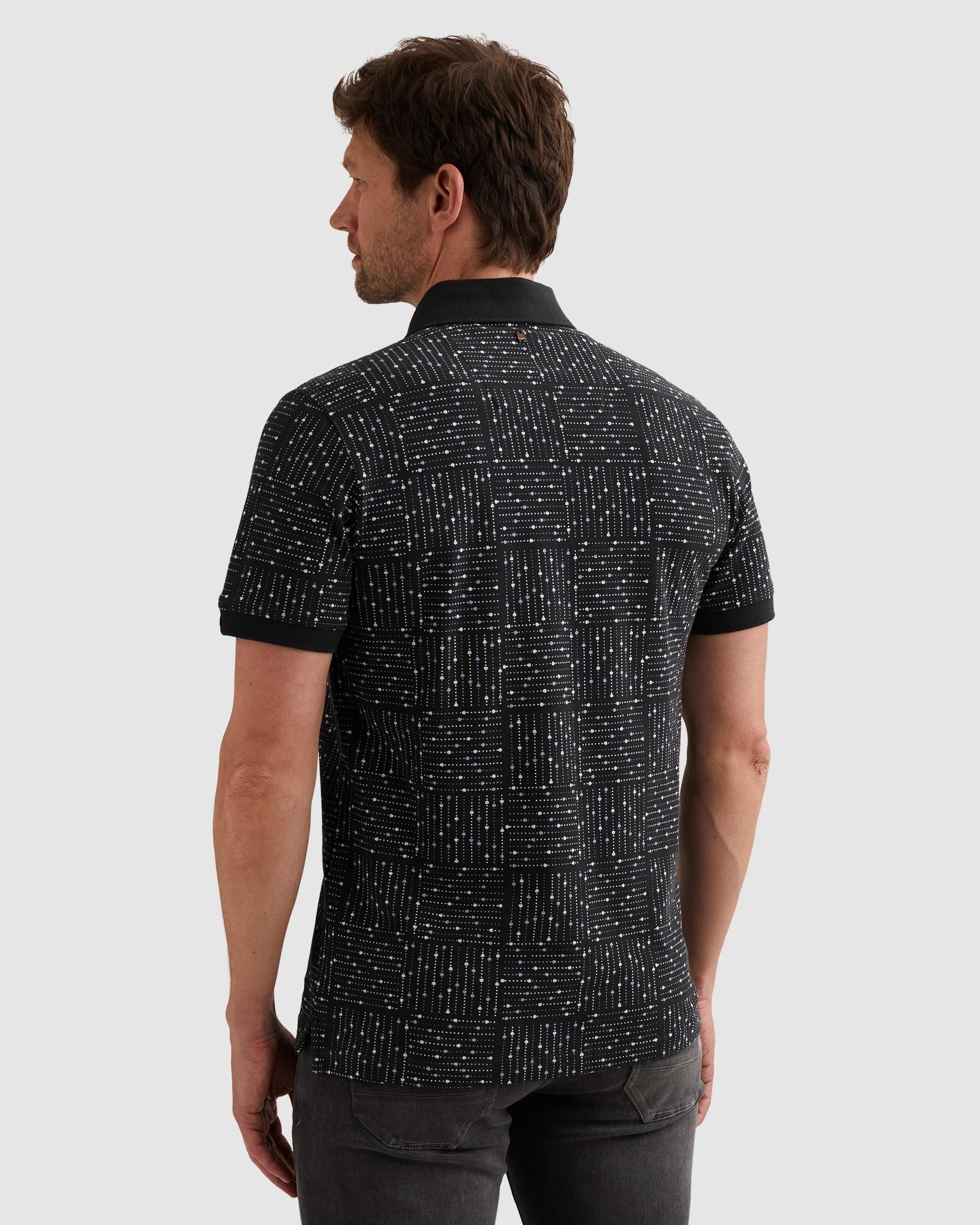 PME LEGEND Poloshirt Short sleeve polo printed fine pique mit Logo Stickerei