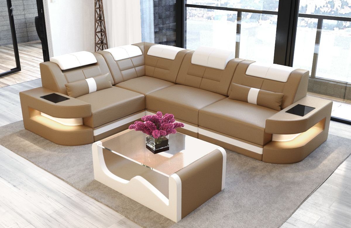 Sofa Dreams Ecksofa Ledercouch Sofa Leder günstig online kaufen