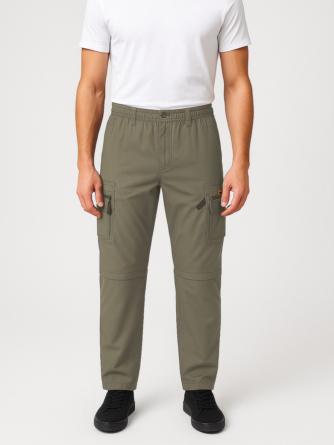 YSROMA Cargohose Zip-Off Beine, elastischer Bund, günstig online kaufen