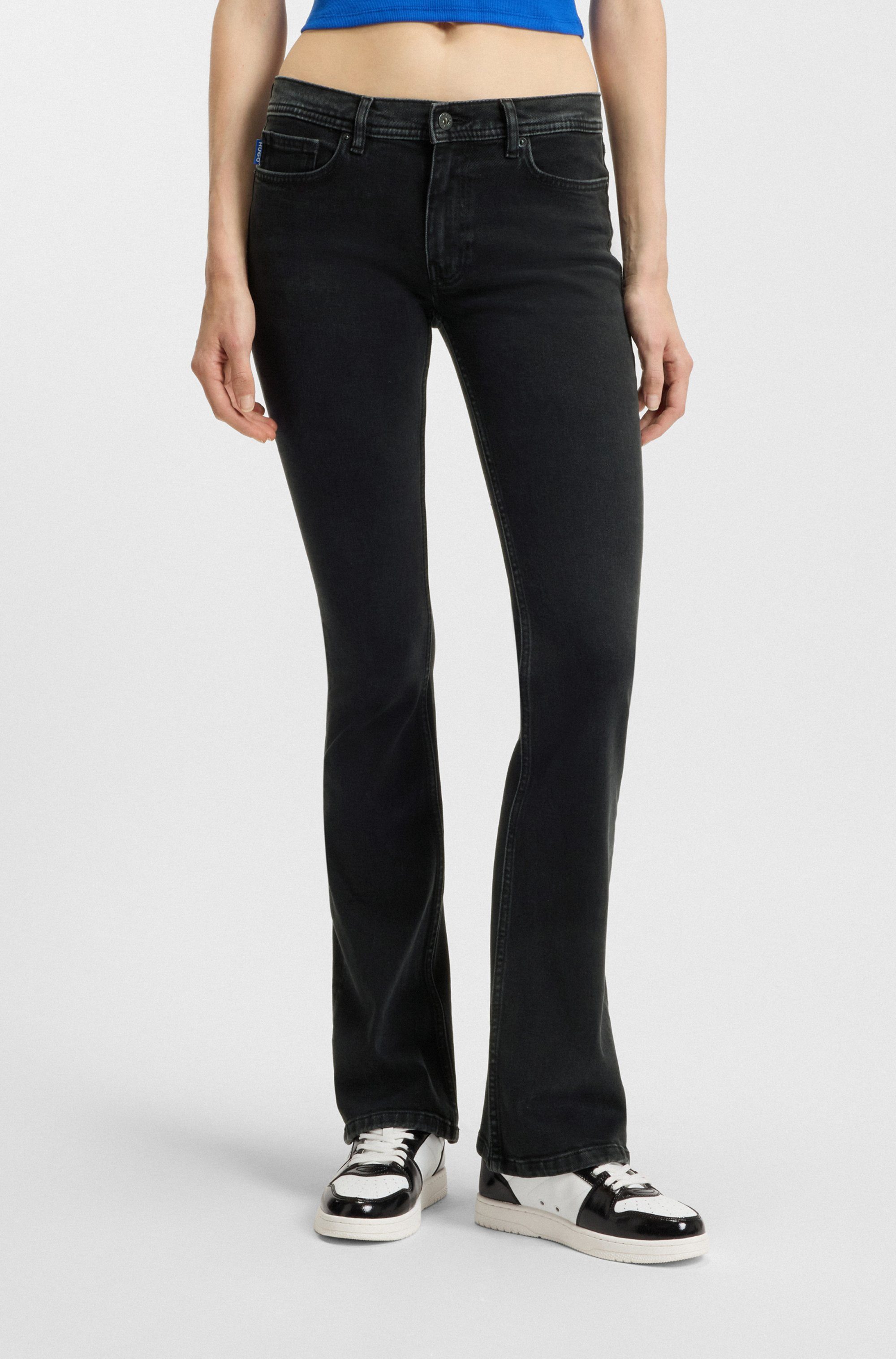 HUGO Blue Bootcut-Jeans Getti Ausgestelltes Bein, günstig online kaufen