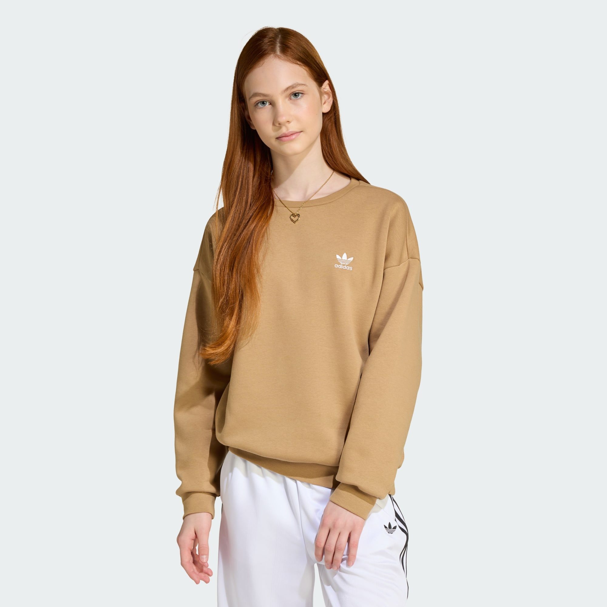 adidas Originals Longtop BOYFRIEND SWEATSHIRT MIT RUNDHALSAUSSCHNITT (1-tlg)