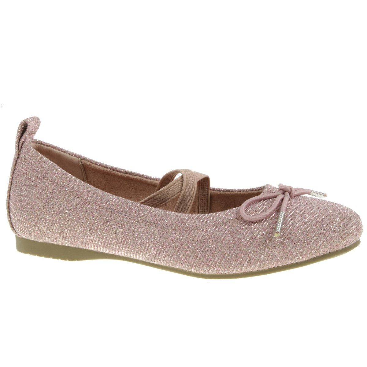 Indigo Mädchen Ballerina Spangenschuh Riemchen rosa EUR 32 Ballerina