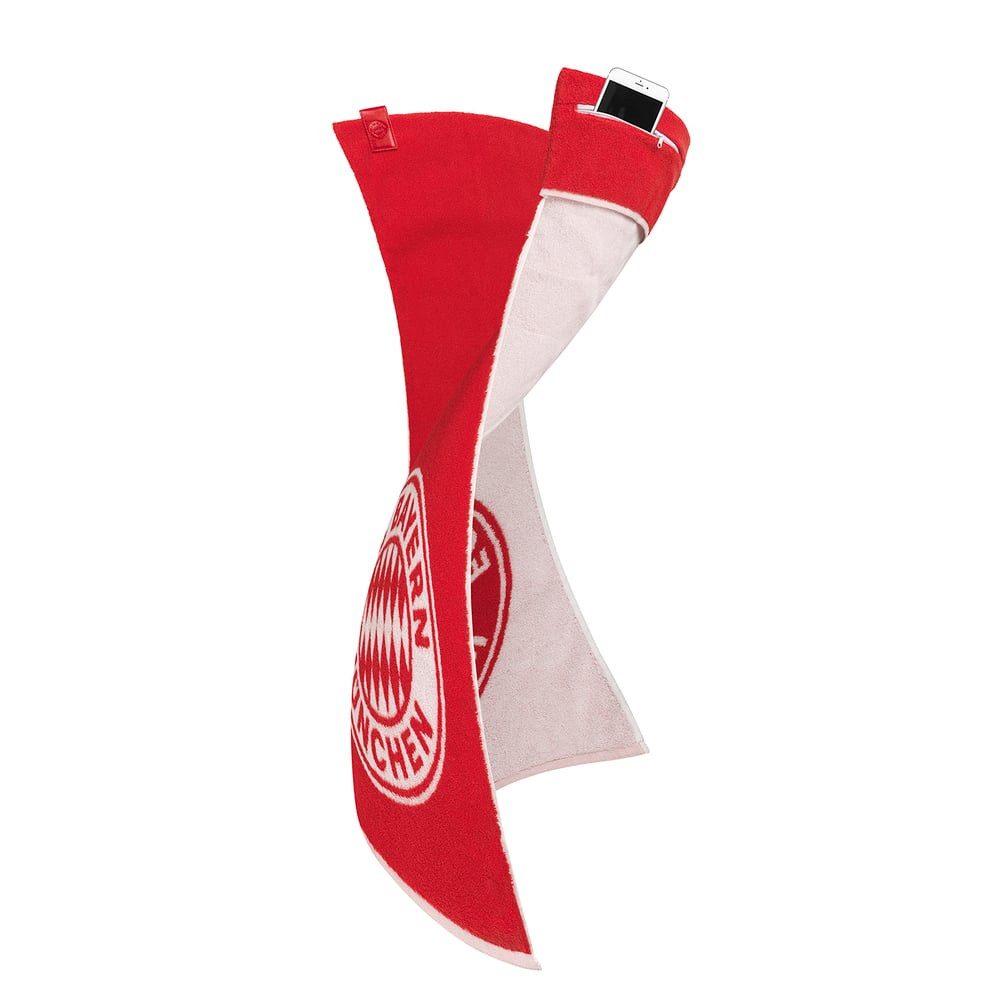 FC Bayern München Sporthandtuch FC BAYERN MÜNCHEN Handtuch Towell 90x40 cm, Multifunktions-Handtuch Towell 90x40 cm