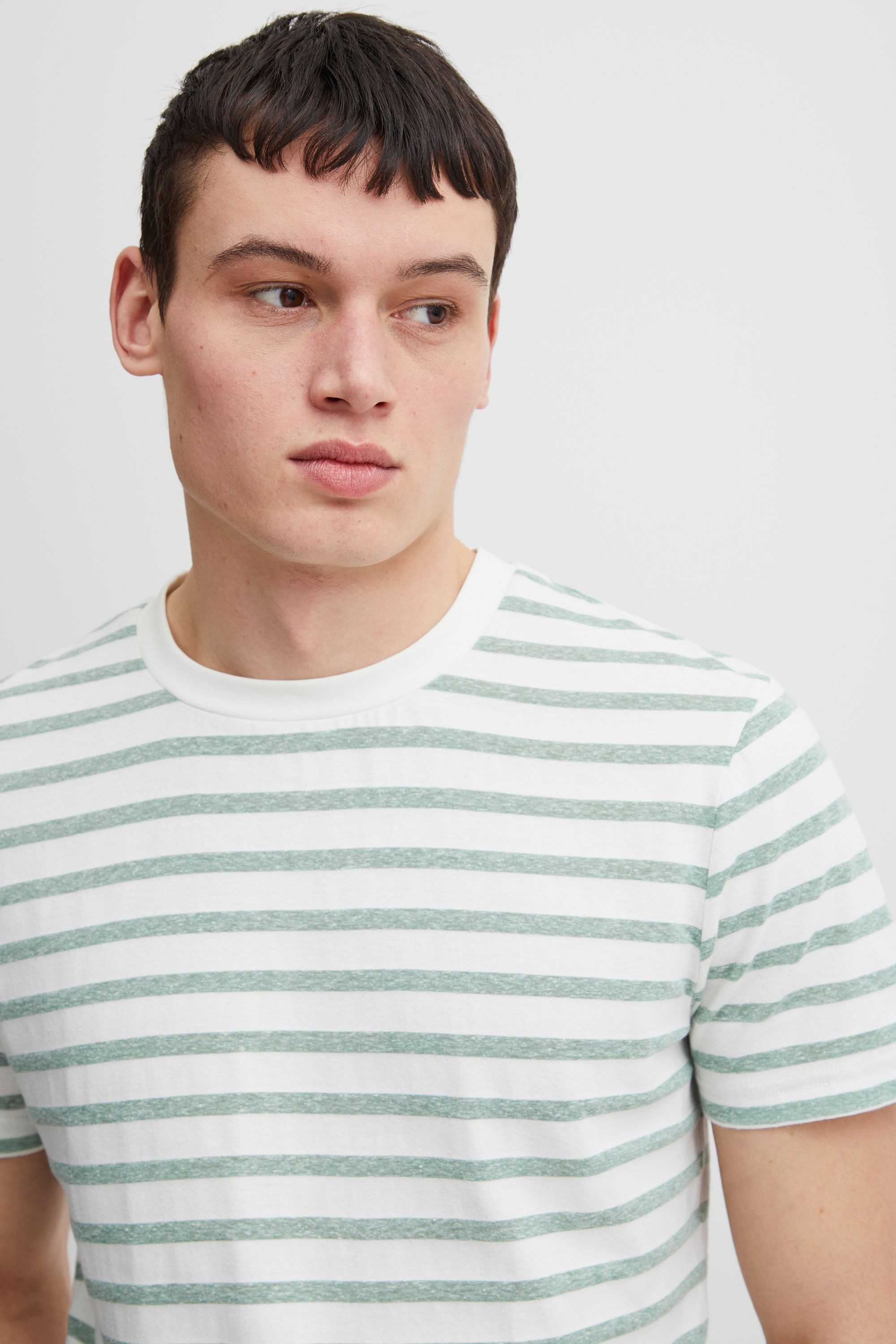 Casual Friday T-Shirt CFThor T-Shirt aus Leinenmix