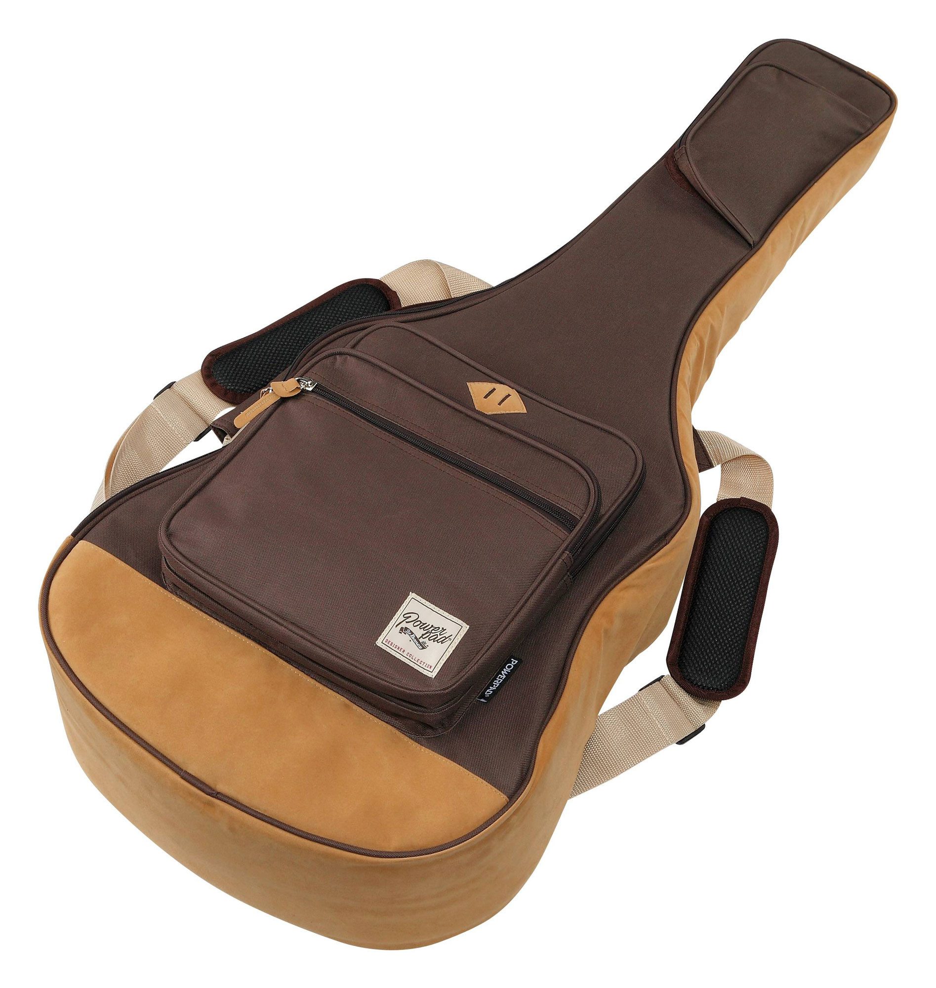 Ibanez Gitarrentasche ICB541-BR Powerpad Gigbag für Klassikgitarre Brown, gepolsterter Boden & Seitenwände in Wildleder-Optik