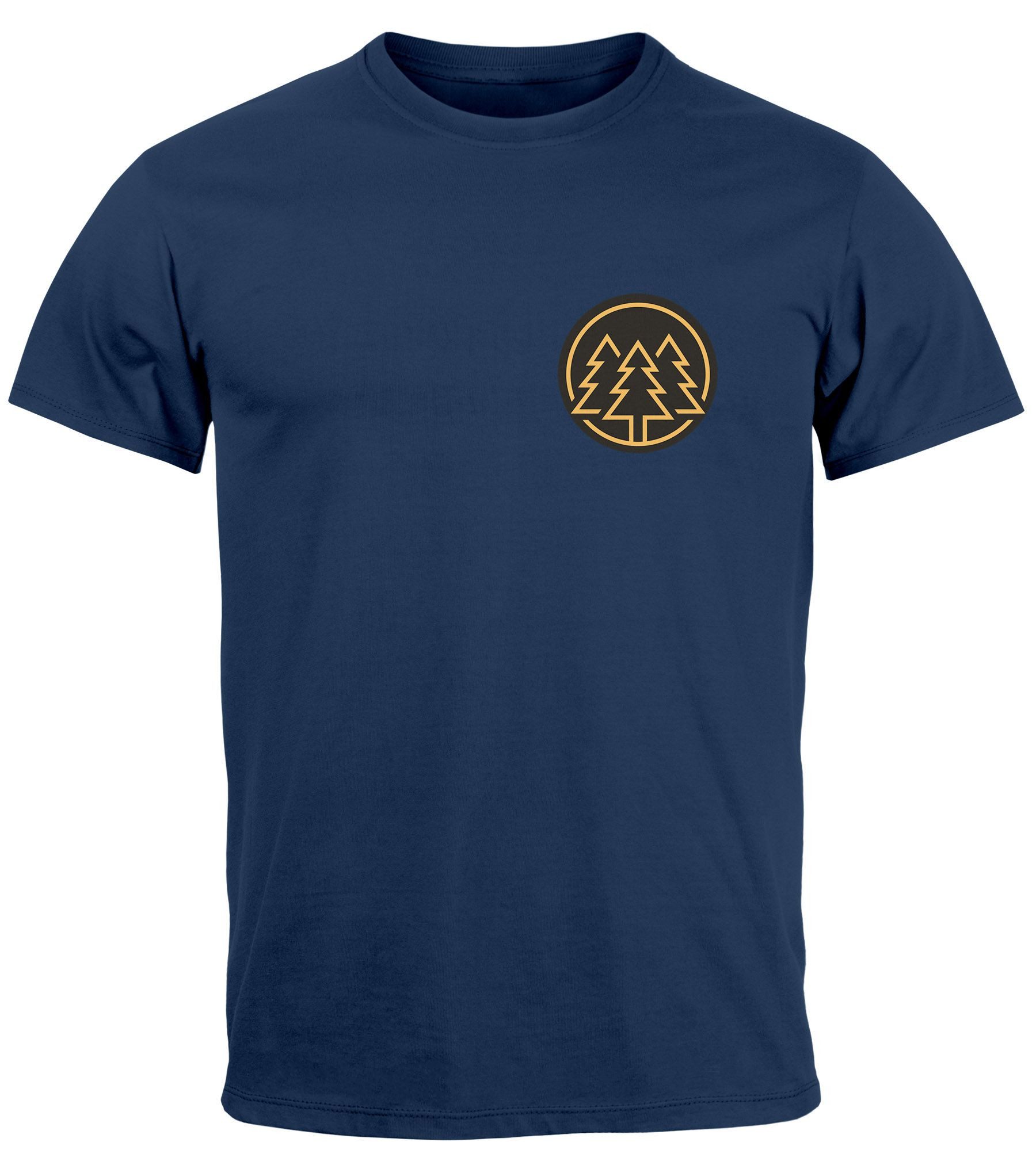 Neverless Print-Shirt Herren T-Shirt Print Logo günstig online kaufen