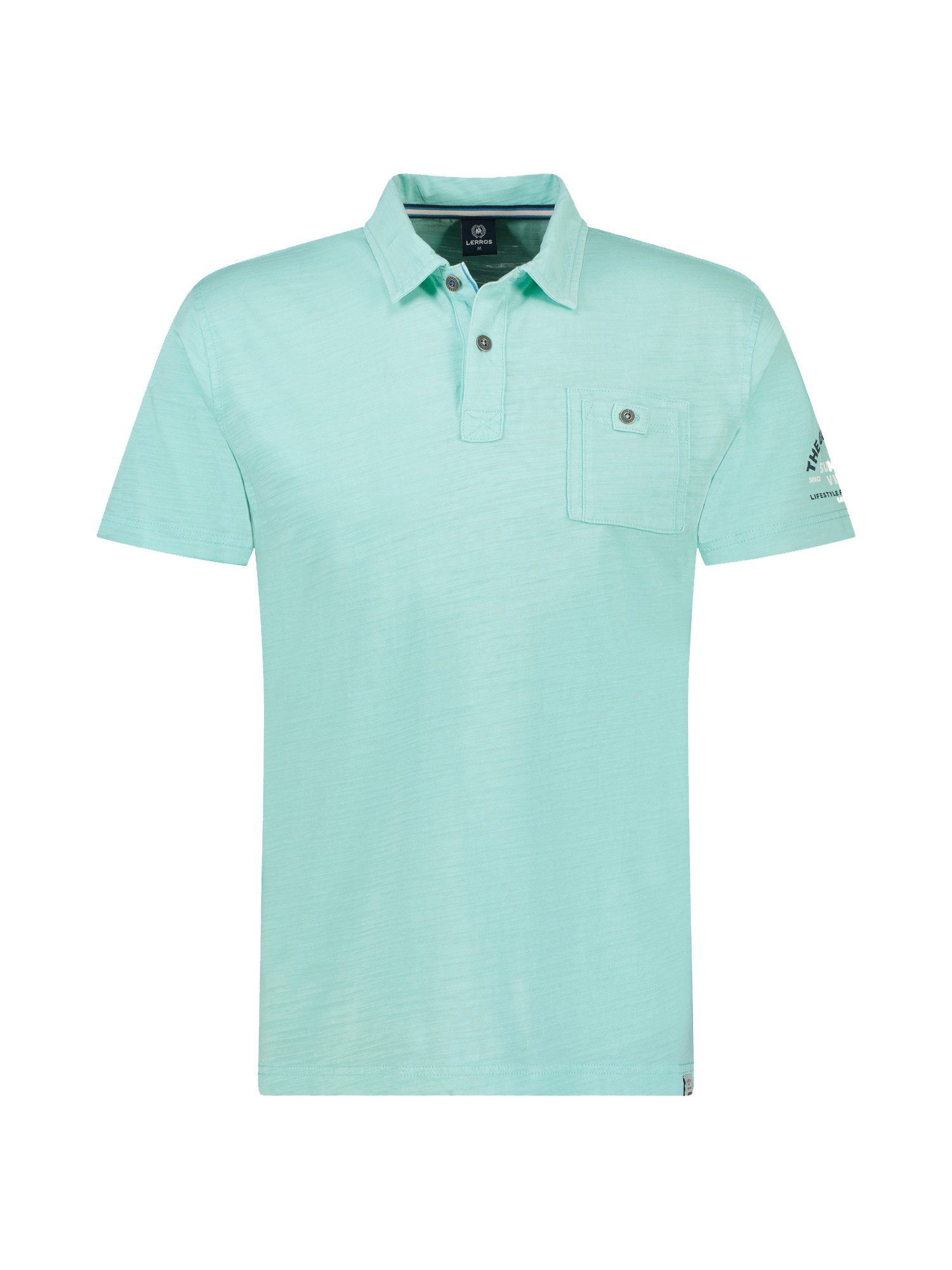 LERROS Poloshirt Poloshirt in weicher, gewaschener Jerseyqualität