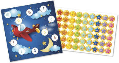 LK Trend & Style Sticker Belohnungssticker für Kinder mit Lerneffekt, (Kinder), viele bunte Sticker zum Einkleben