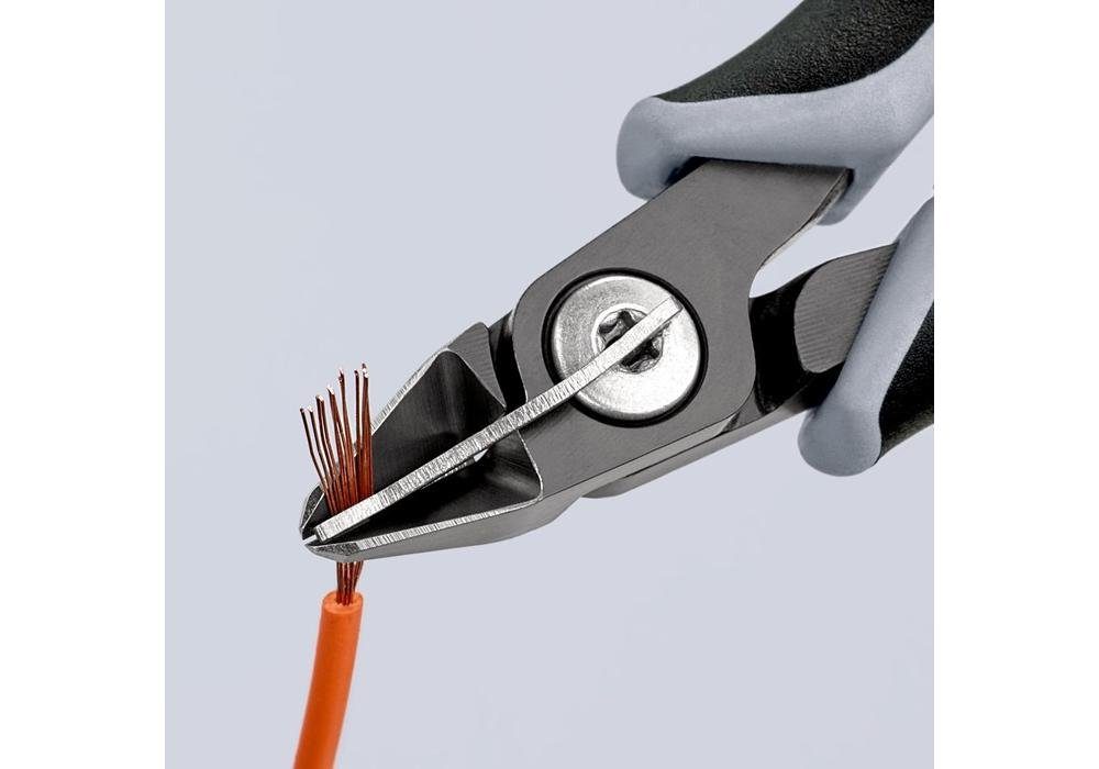 poliert Seitenschneider Länge 6 125 Form Präzisions-Elektronik-Seitenschneider mm Knipex nein Facette