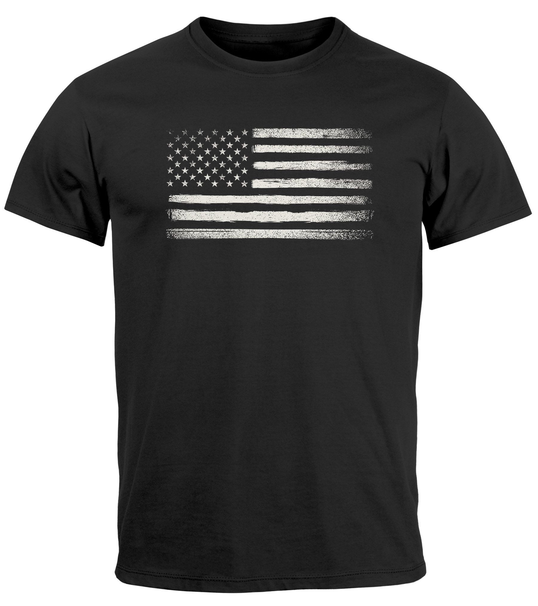 Neverless Print-Shirt Herren T-Shirt USA Flagge günstig online kaufen