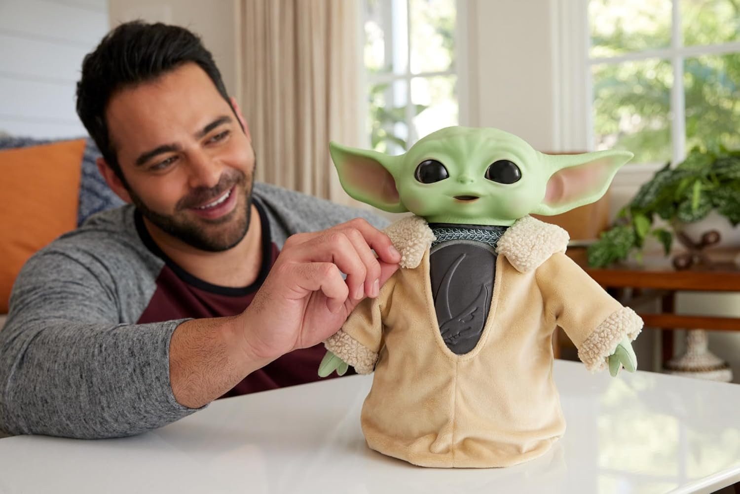 Mattel® Plüschfigur Star Wars - Grogu Plüschfigur / The Mandalorian Plüsch - Grogu (28cm)