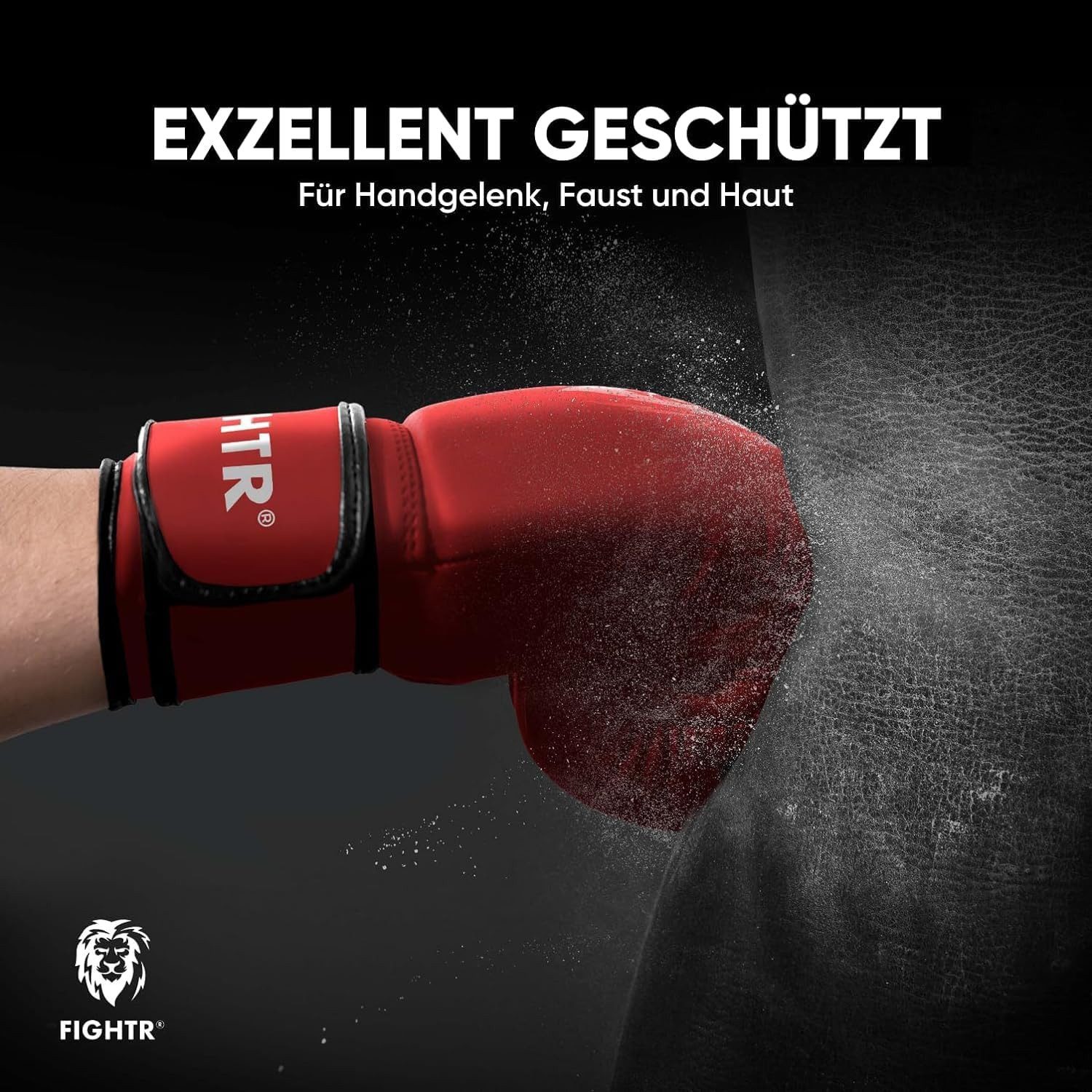 FIGHTR Kinderboxhandschuhe aus Kunstleder für Training & Kampfsport
