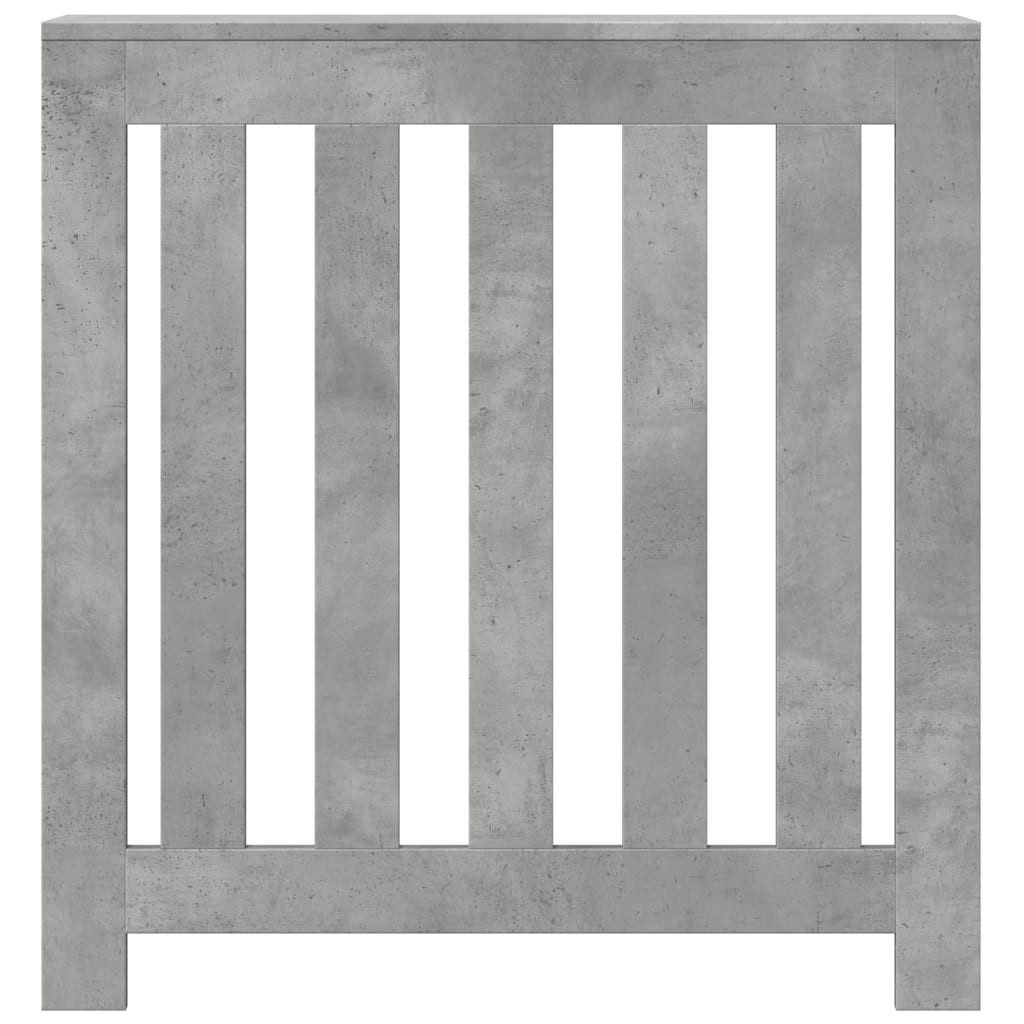 vidaXL Heizungsverkleidung 78 x 20 x 82 cm Heizkörperverkleidung Betongrau 78x20x82 cm Spanplatte