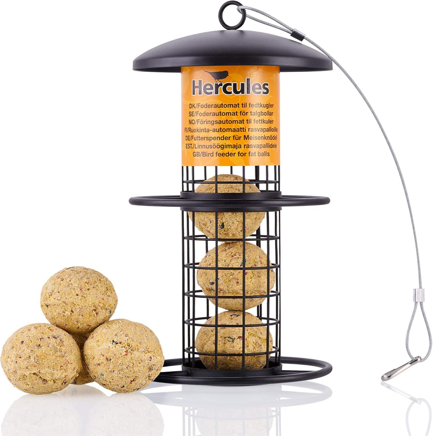 Zooprinz Futterspender Futtersilo Metall für Vögel, Wildvögel, Futterstatio günstig online kaufen