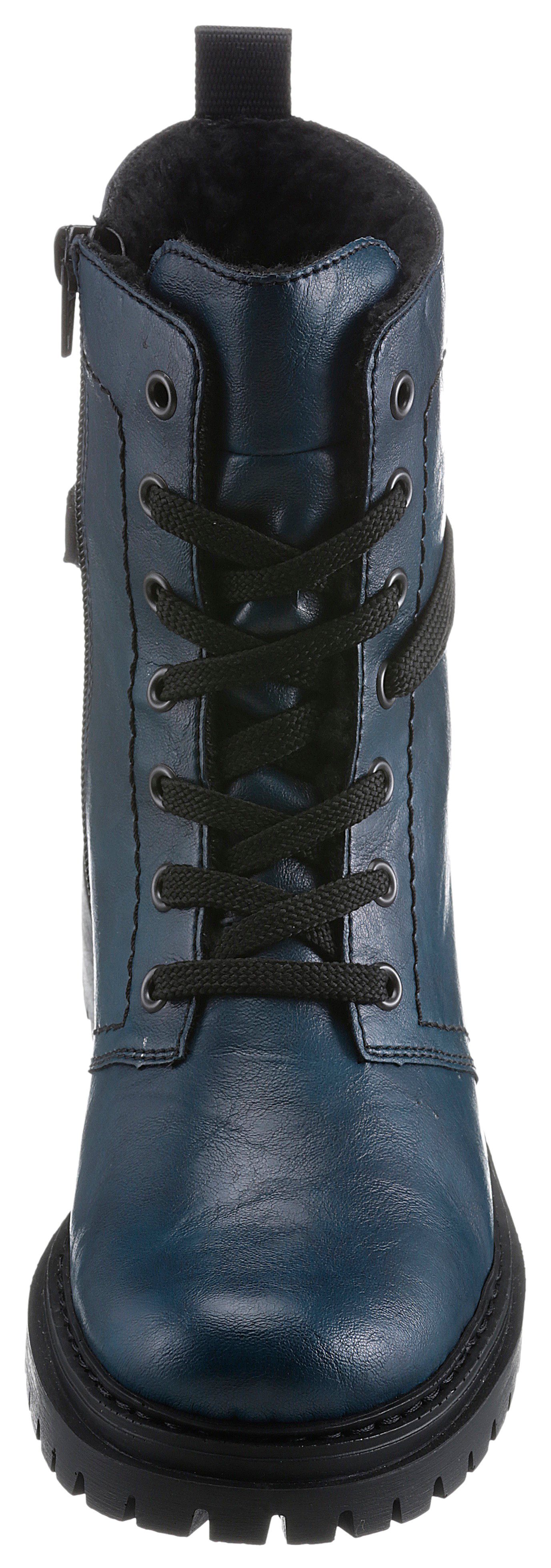 Rieker Winterstiefelette mit schaftumspielender Schnürung