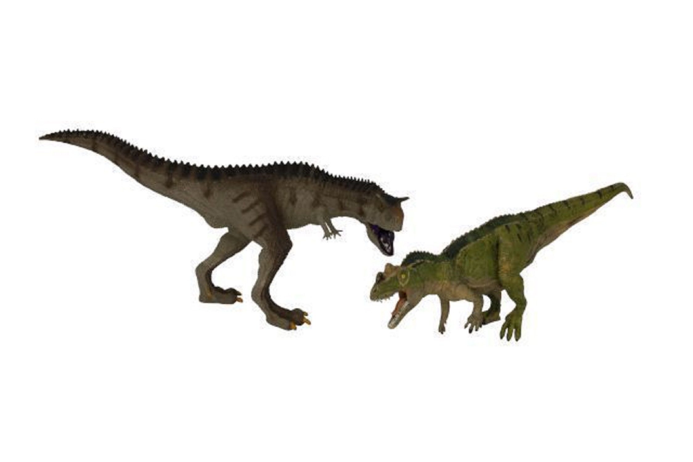 Jollity Tierfigur 2-Pack Carnotaurus Detailreiche Dinosaurier für kreative Spielwelten