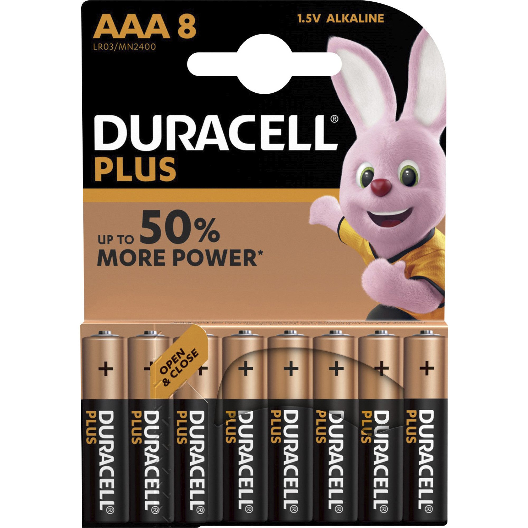 Duracell Duracell Plus Alkaline Batterie, Micro AAA LR03 Batterie