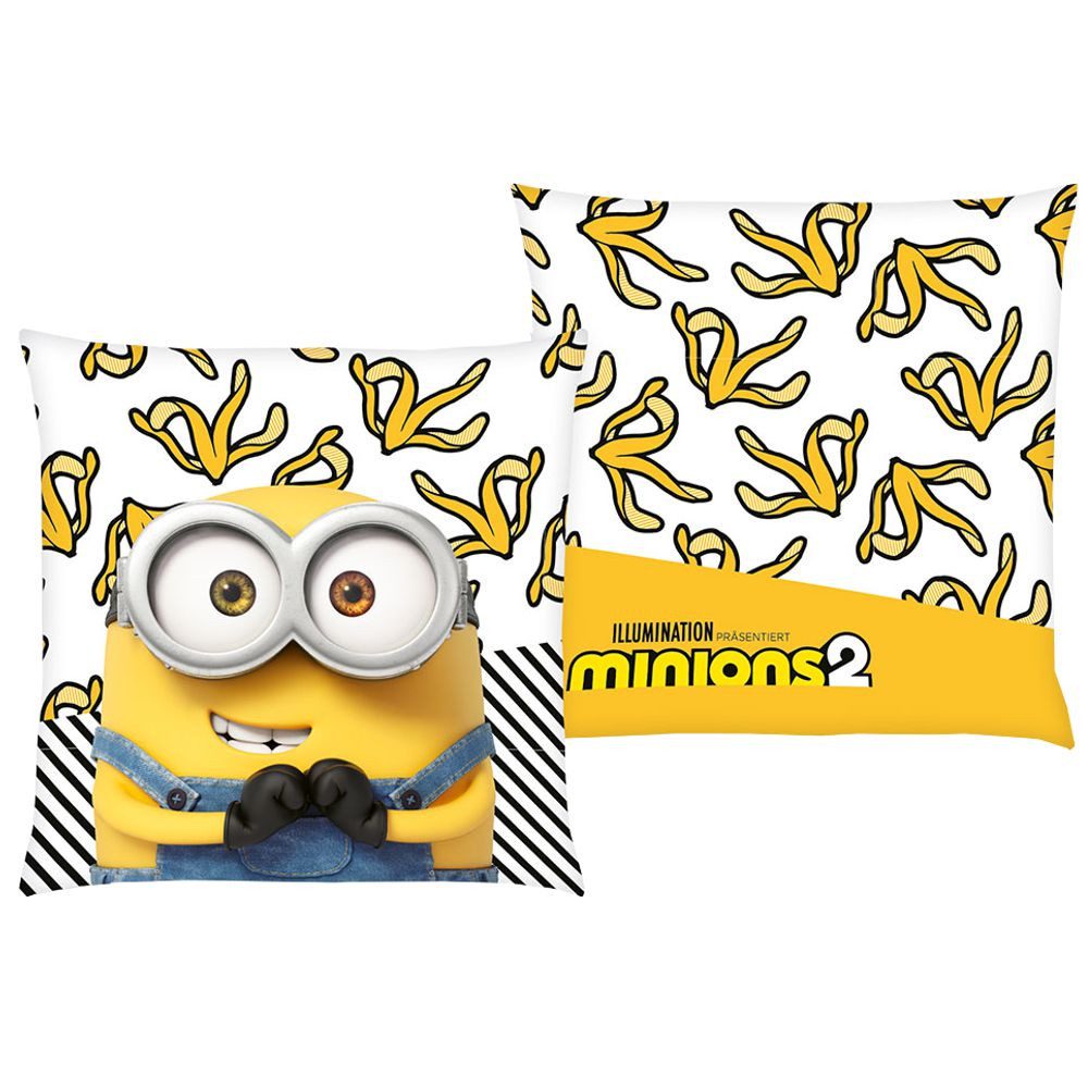 Herding Dekokissen Banana Bob Minions 40 x 40 cm Kinder Deko-Kissen Kuschel günstig online kaufen