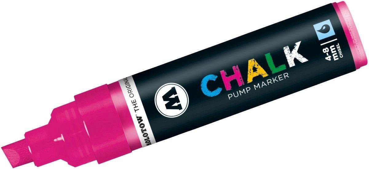 MOLOTOW Filzstift Windowmarker Chalk nachfüllbar 4-8mm neonpink