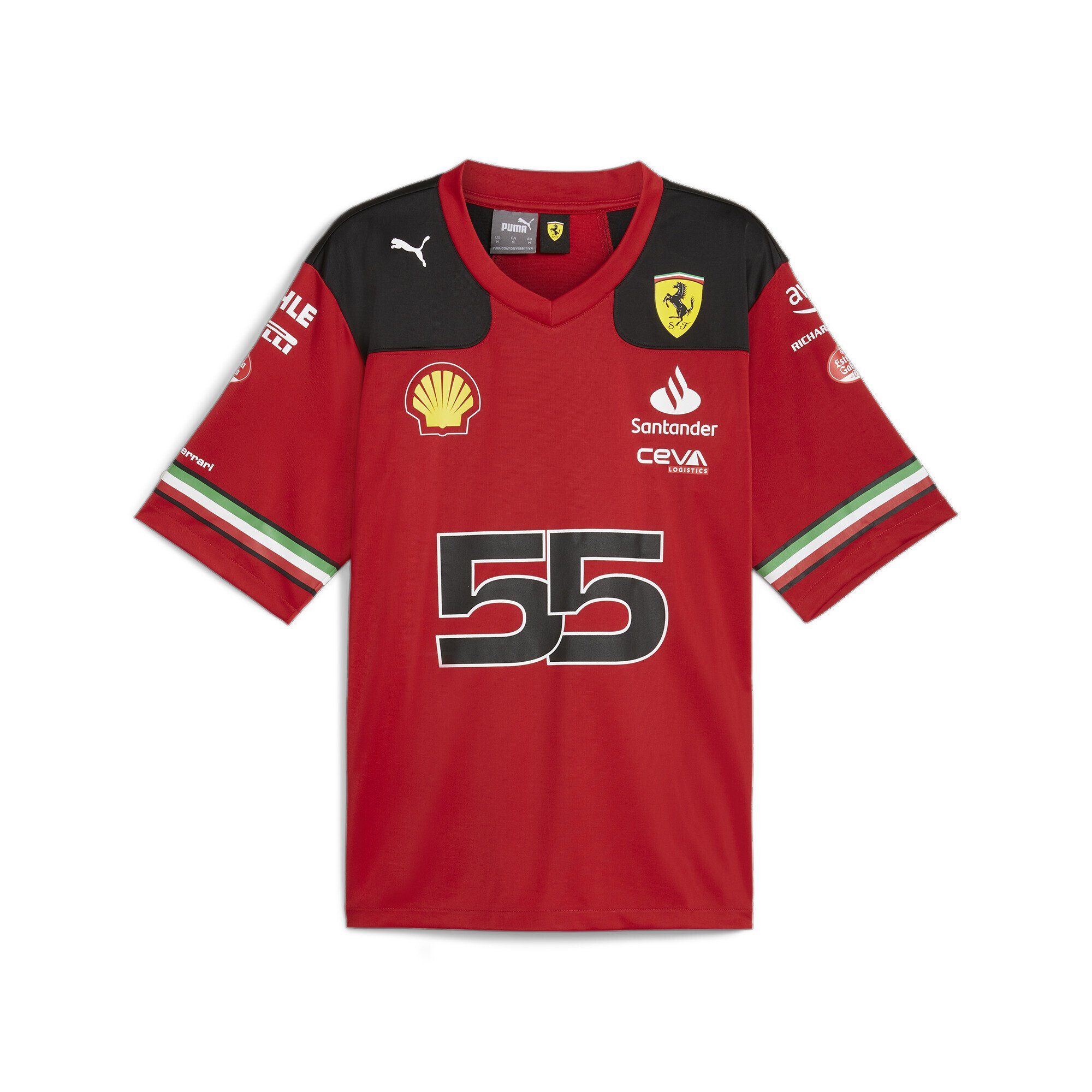PUMA T-Shirt Scuderia Ferrari Corsa Football-Trikot Red Rosso American Herren Cs