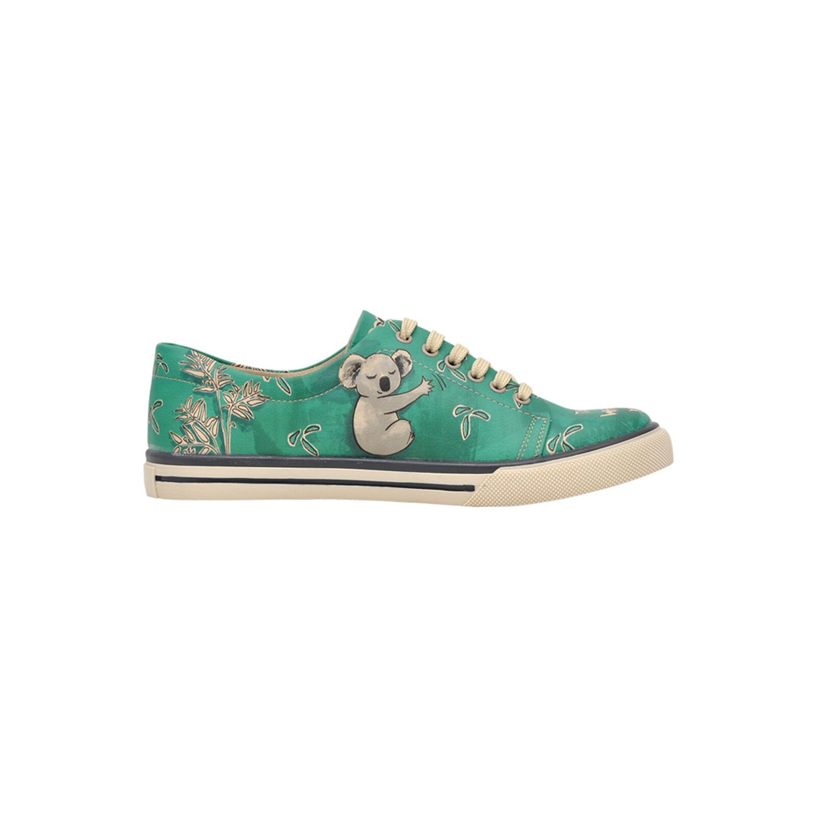 DOGO Classic Schnürsneaker Spirit Animal Damen Sneaker, Classic Sneaker Handgefertigt