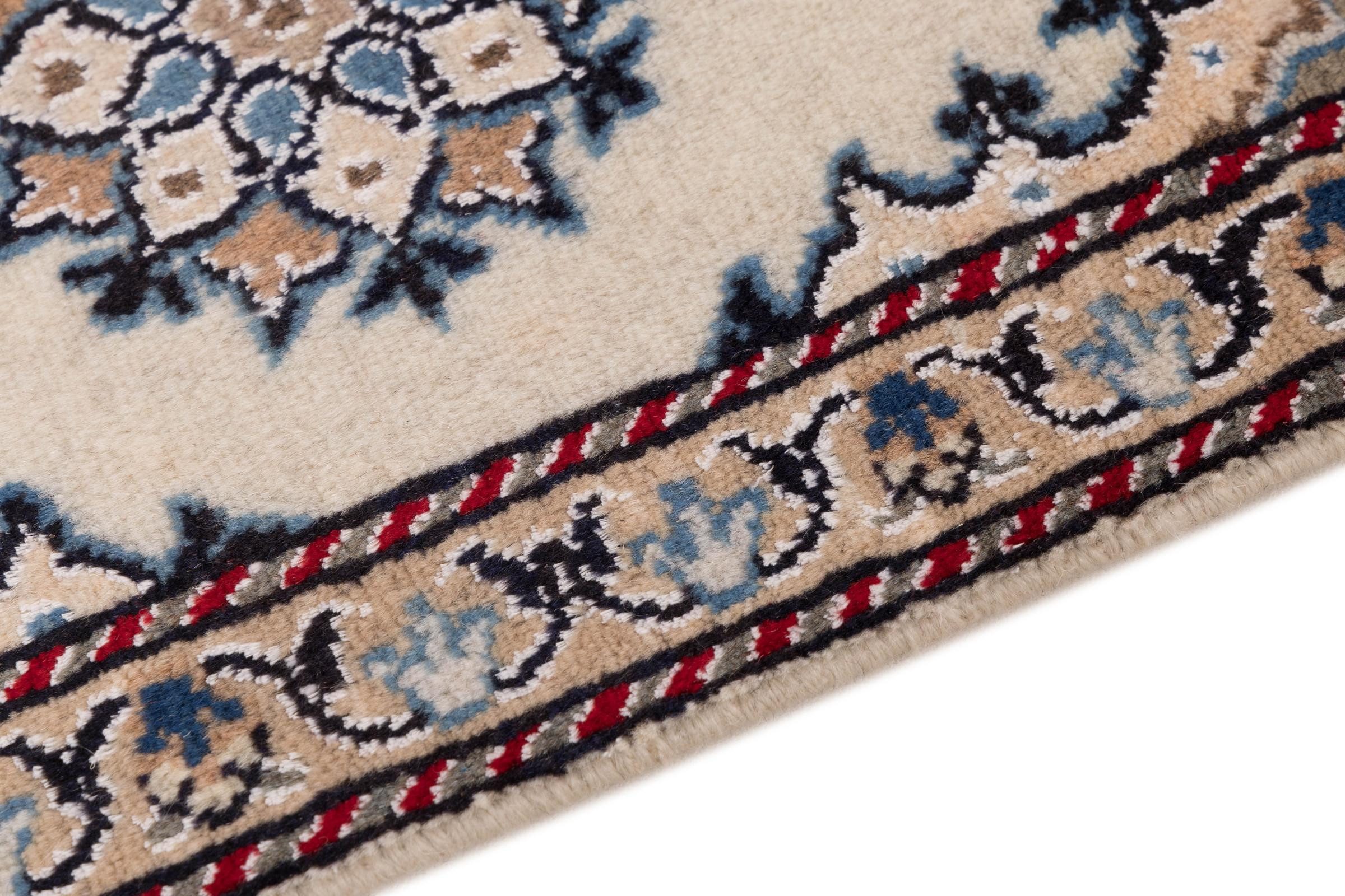 Nain Trading Orientteppich Nain 41x59 Handgeknüpfter Orientteppich / Perserteppich, rechteckig, Höhe: 12 mm