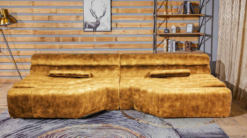 KAWOLA Big-Sofa TARA, Sofa Velvet Vintage versch. Цвета(ов)