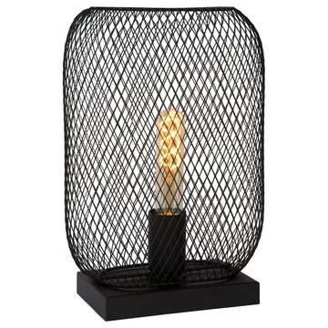 click-licht Tischleuchte Tischleuchte Mesh in Schwarz E27, keine Angabe, Leuchtmittel enthalten: Nein, warmweiss, Tischleuchte, Nachttischlampe, Tischlampe