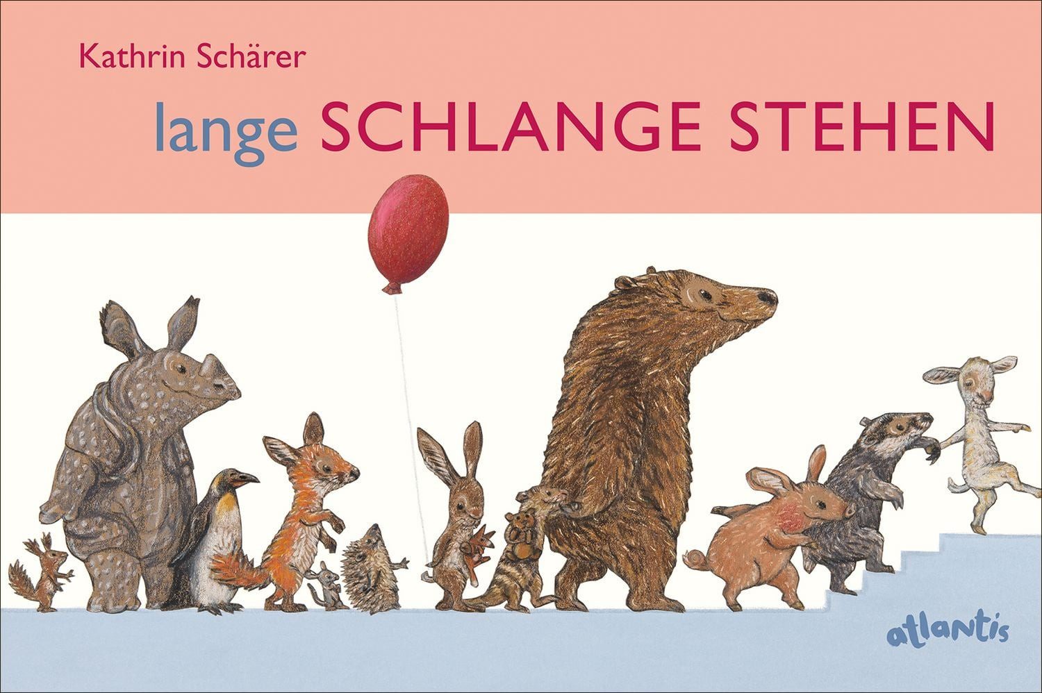 Lange Schlange stehen / Kathrin Schärer