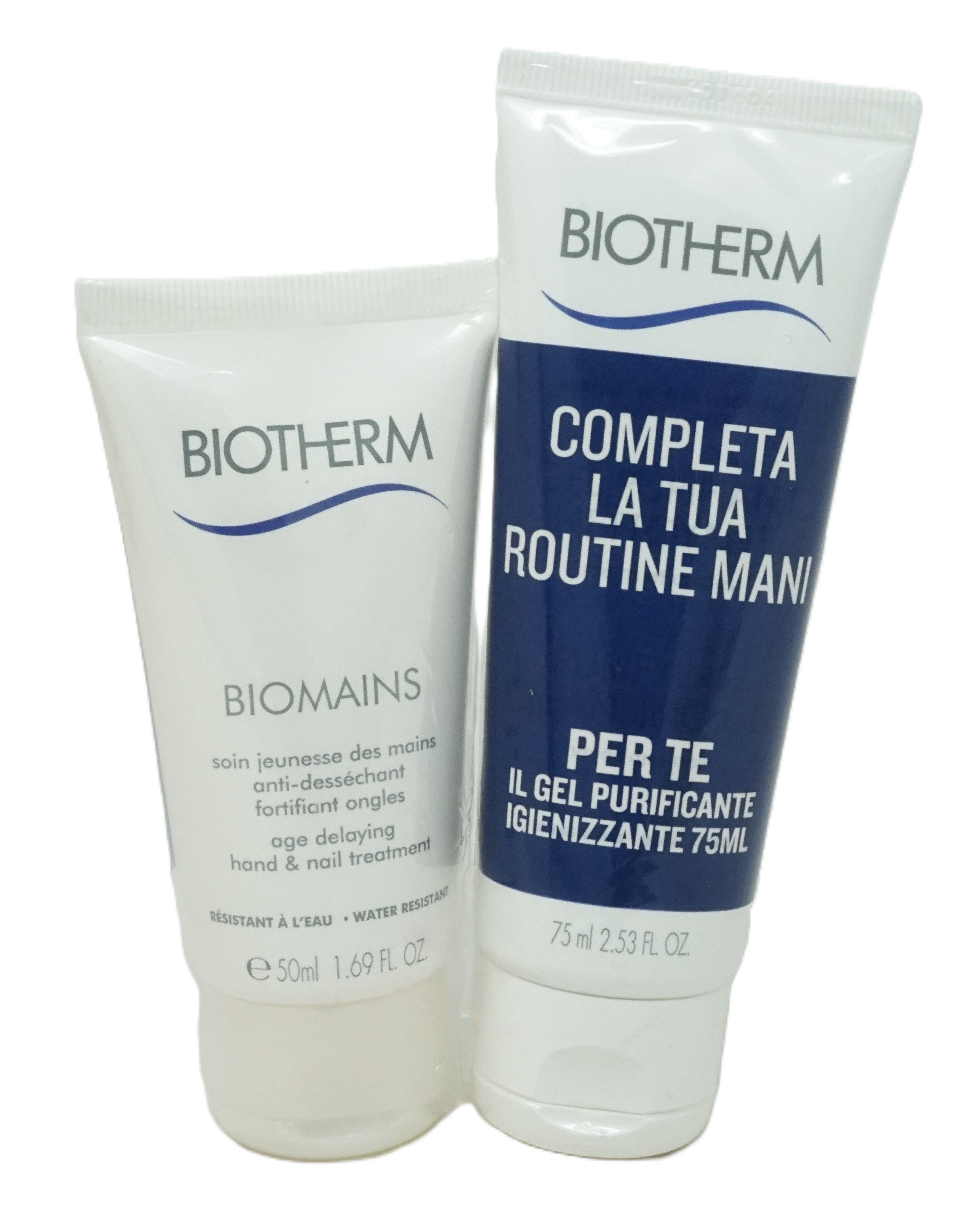 BIOTHERM Gesichtsgel Biotherm Biomains Duo Pack hand & nail treatment 50 ml + Handgel 75 ml
