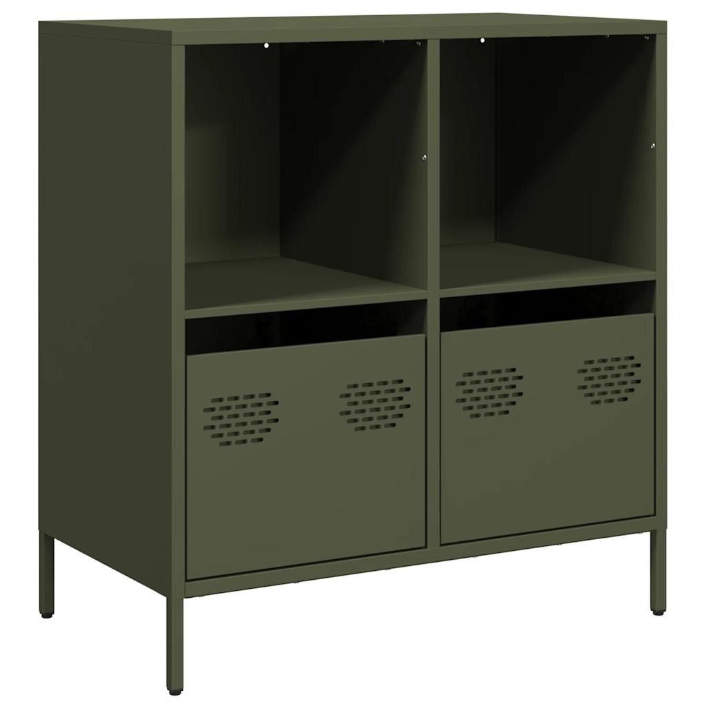 vidaXL Sideboard Sideboard Olivgrün 68x39x73,5 cm günstig online kaufen