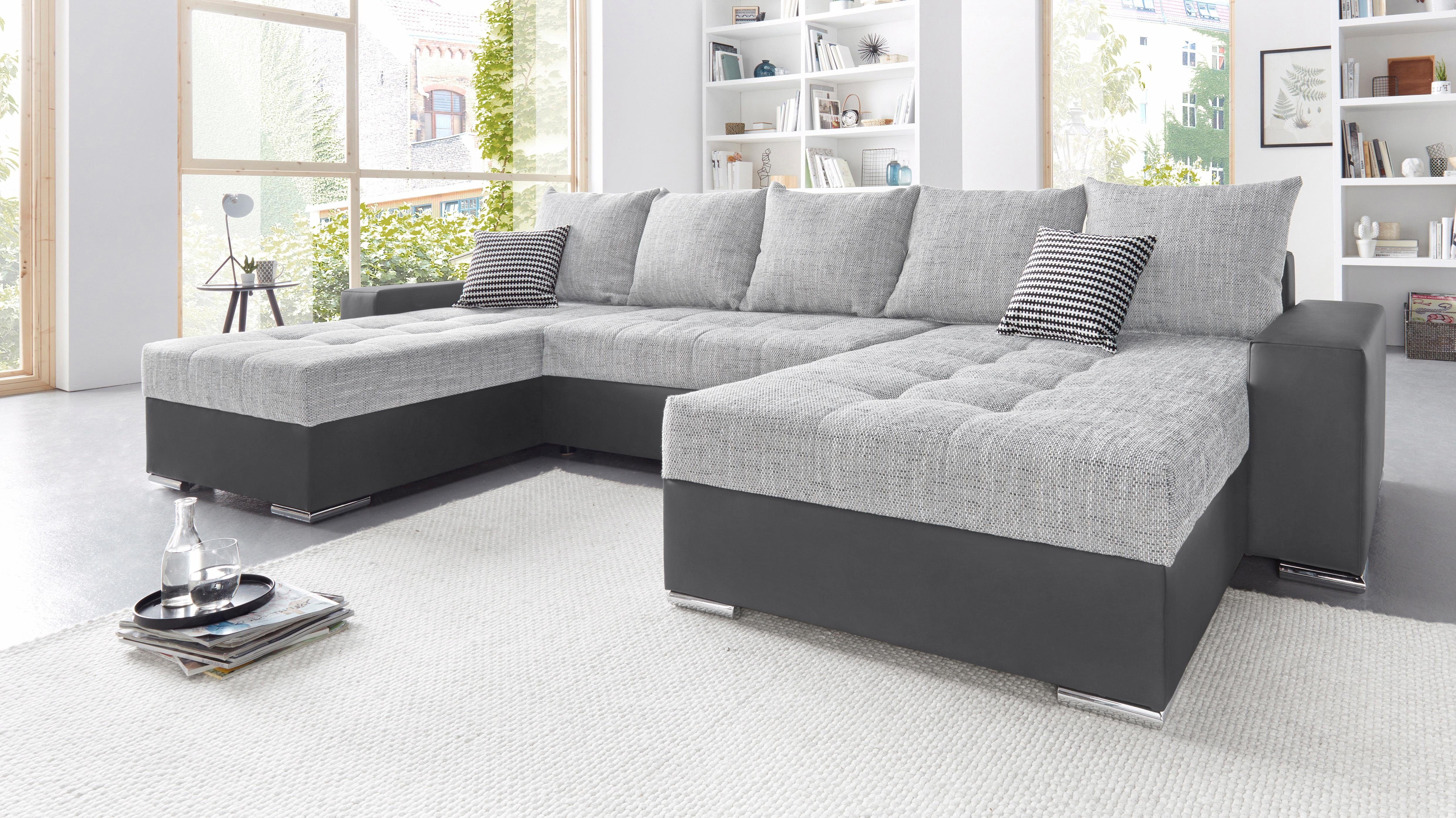 COLLECTION AB Wohnlandschaft, mit Bettfunktion, Bettkasten COLLECTION AB Wohnlandschaft, mit Federkern, Récamiere