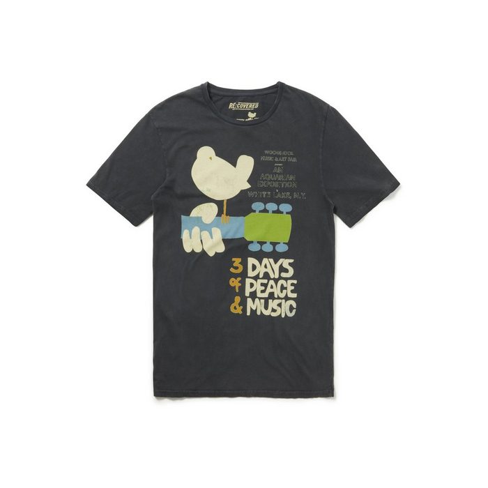Recovered T-Shirt Woodstock 3 Days of Peace & Music Washed