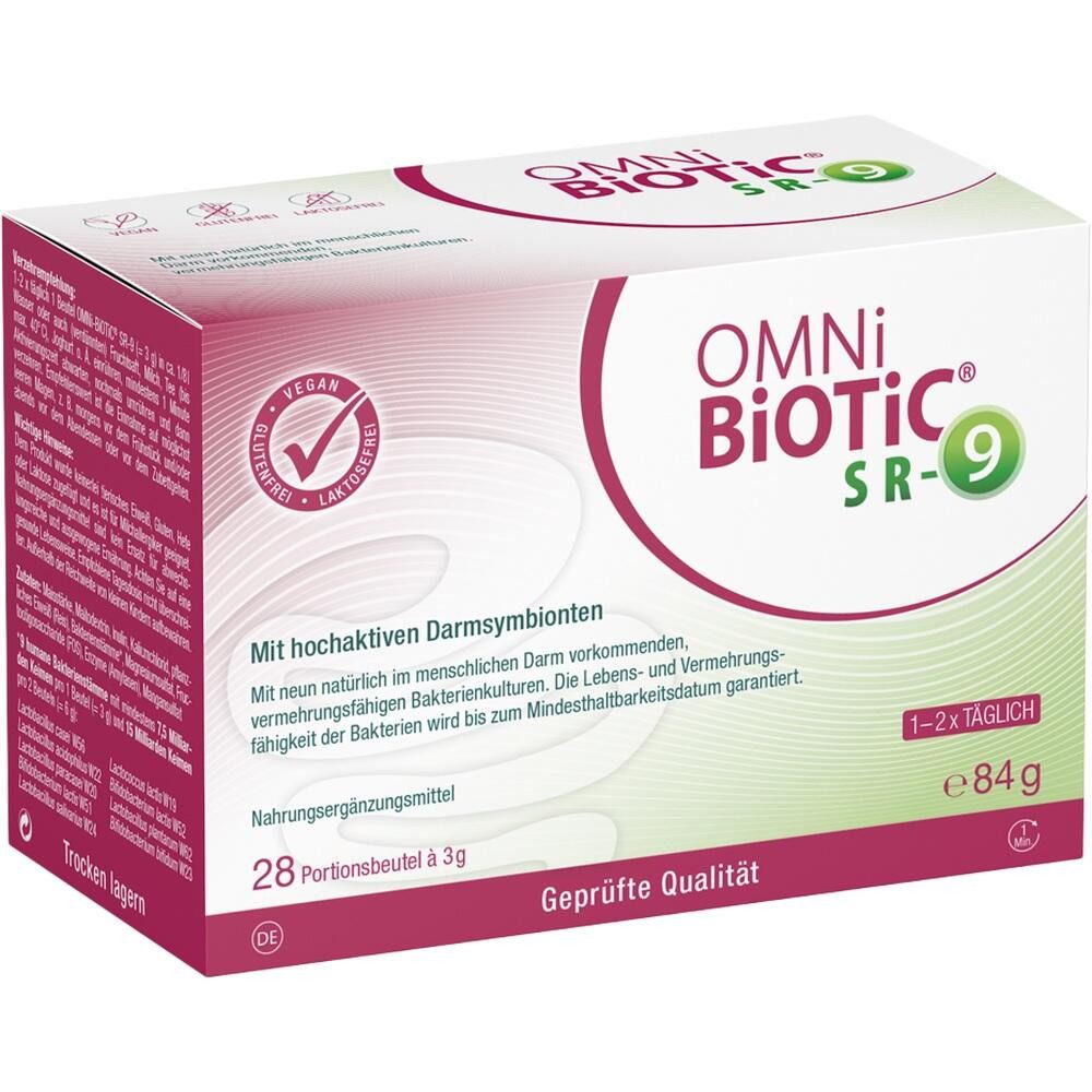 INSTITUT ALLERGOSAN OMNI BiOTiC SR-9 Pulver Beutel Pulver, 168 g