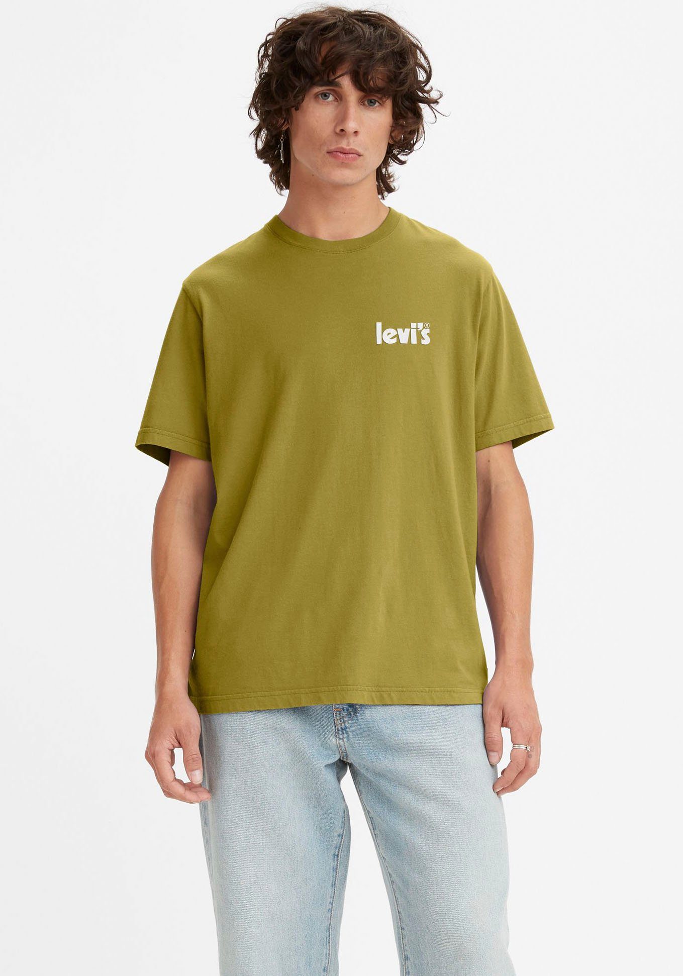 Levi's® T-Shirt RELAXED FIT TEE mit Markenlogo-Aufdruck Golden olive