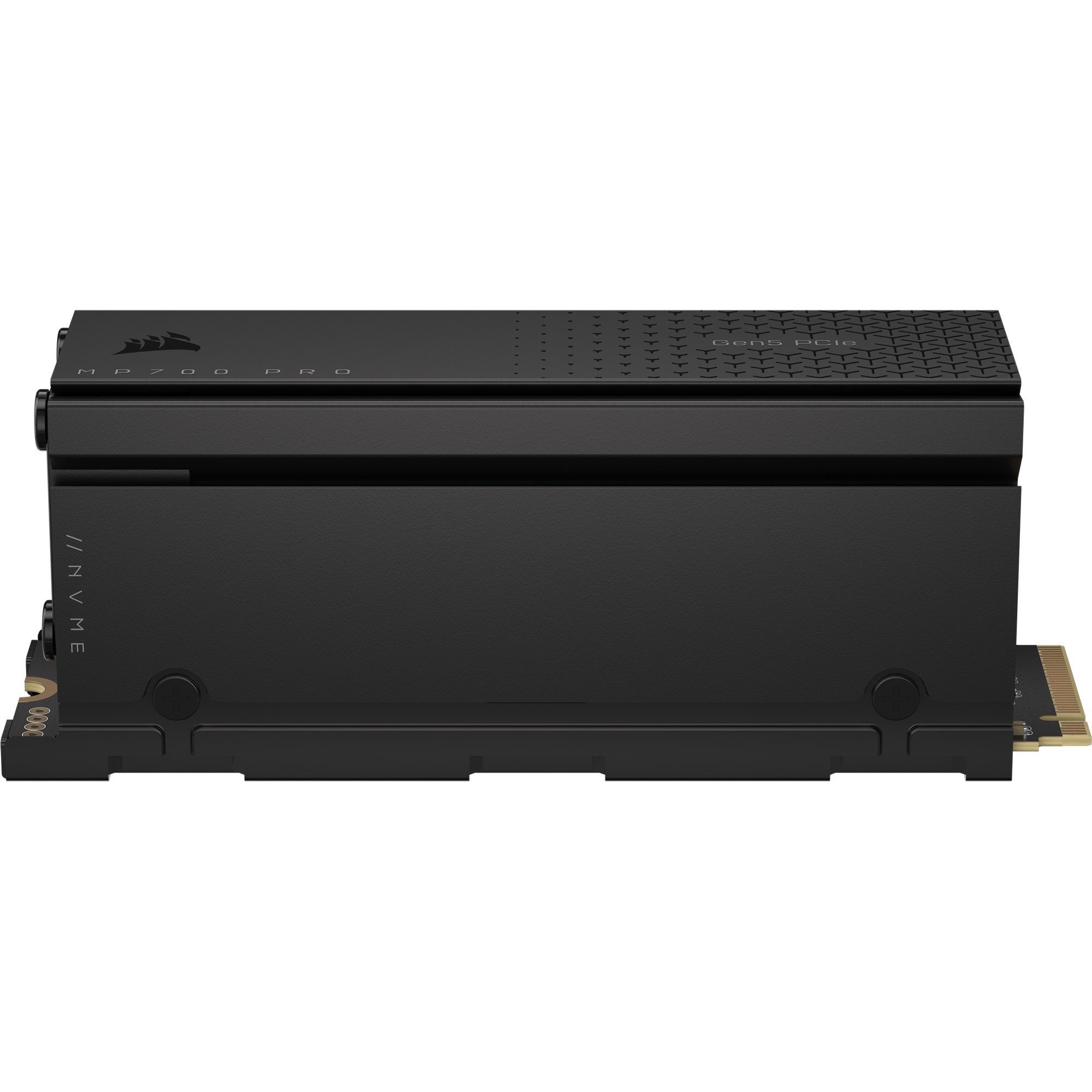 Corsair MP700 PRO 4TB Luftkühler M.2 2280 NVMe Gen5 4000GB interne SSD (4 TB) M.2" 14000 MB/S Lesegeschwindigkeit, 12000 MB/S Schreibgeschwindigkeit, PCIe Gen5 x4, NVMe 2.0, 3D TLC NAND, Active Cooler, AES-256 Encryption