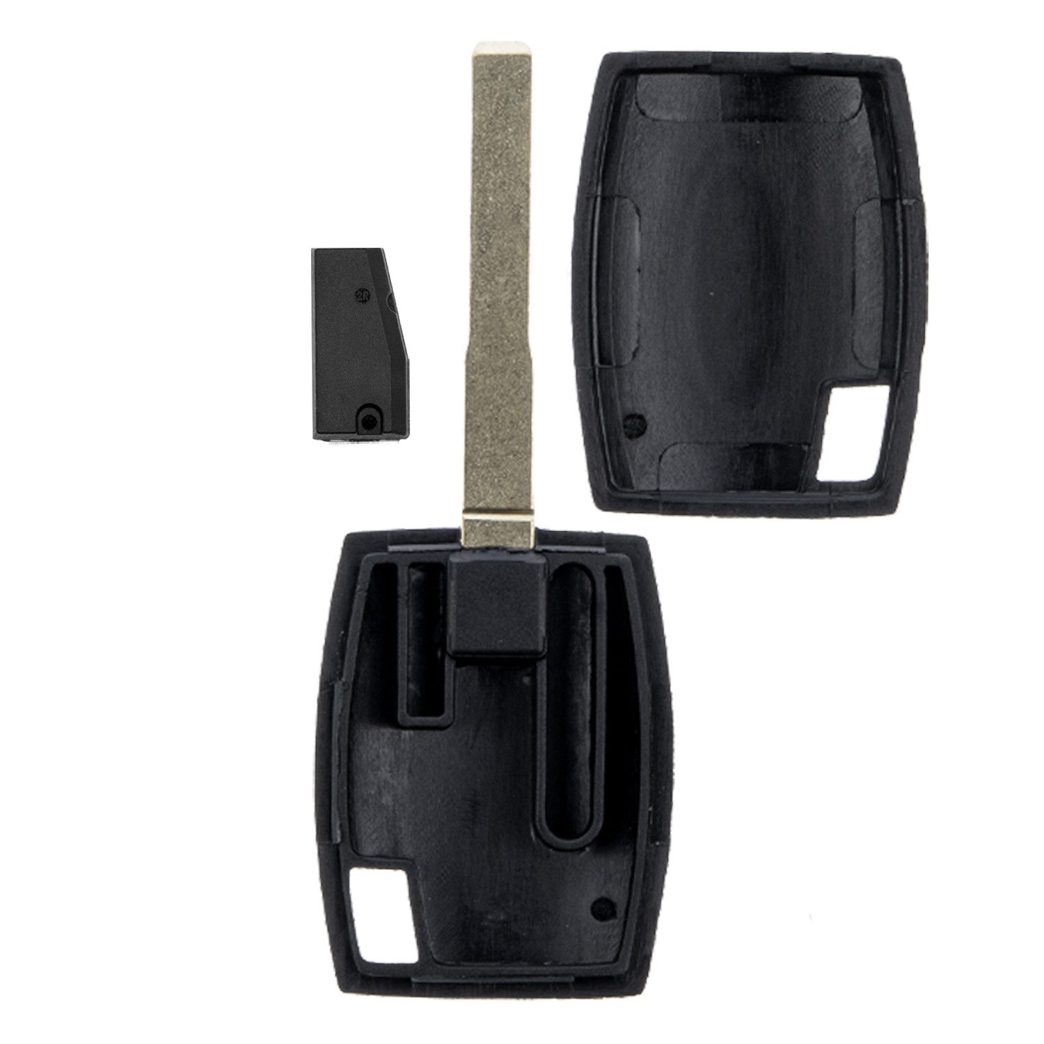 mt-key Schlüsseltasche Auto Zünd Schlüssel Rohling HU101 + ID33 Transponder (Set), für Alfa Romeo 145 (95-98); 146 (95-98); 155 (95-98); Gtv (95-98);...